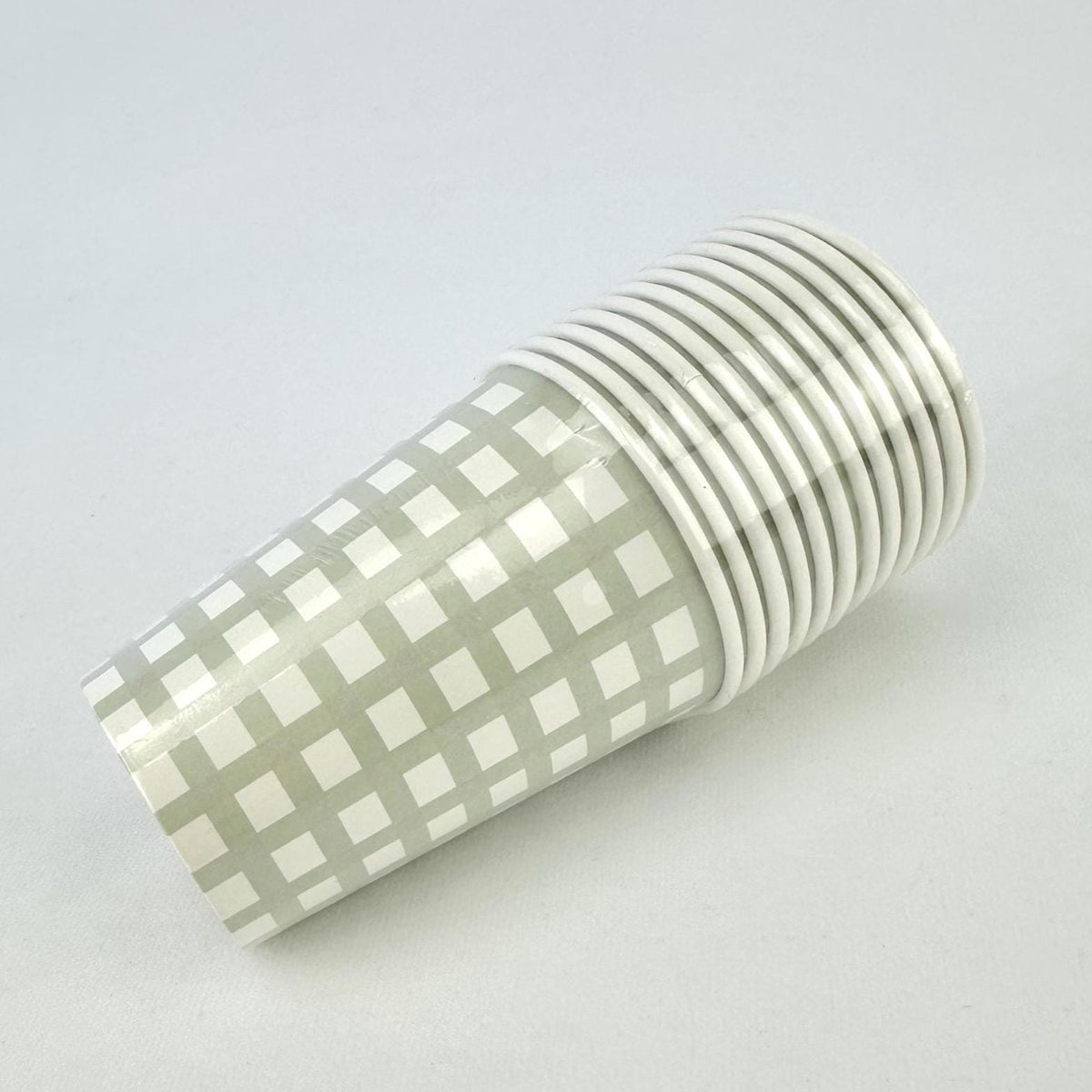 Sage Green 9oz Paper Cups 8ct - Stesha Party