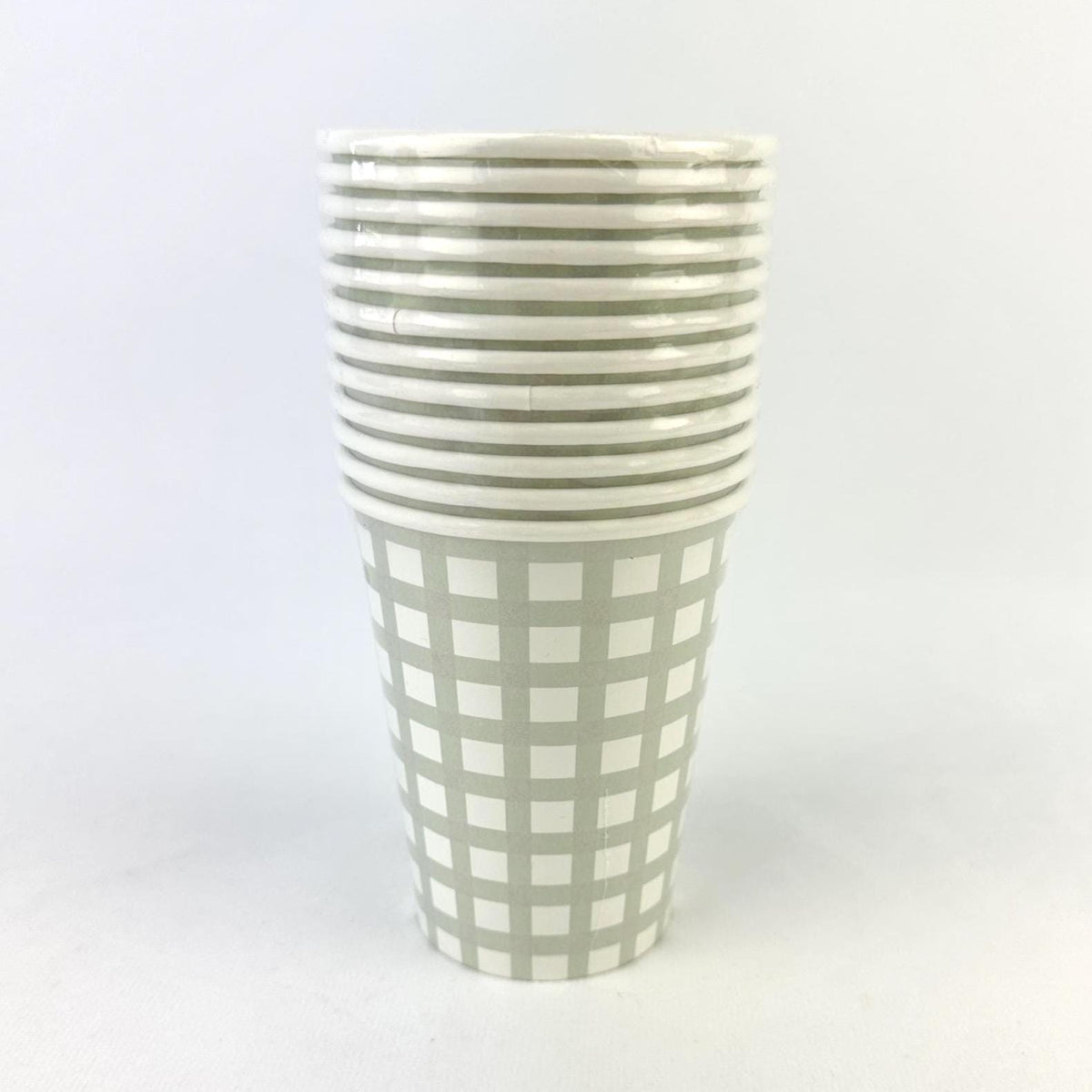Sage Green 9oz Paper Cups 8ct - Stesha Party