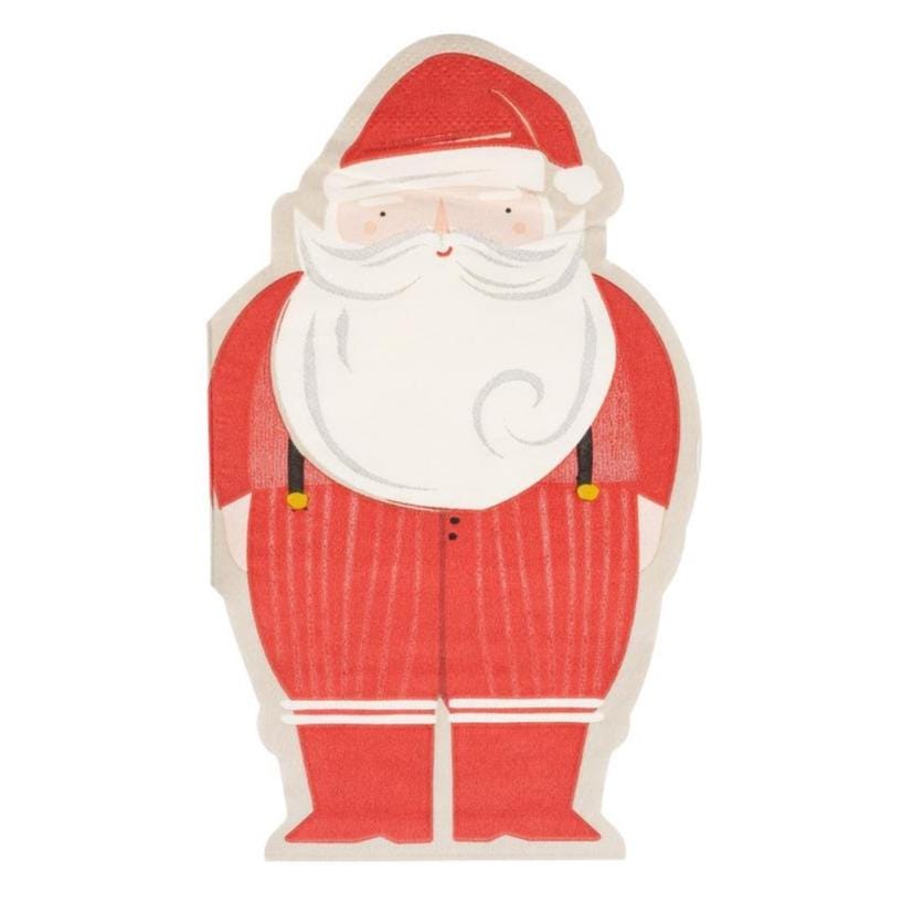 Santa Napkins Christmas Party Tableware 24ct - Stesha Party