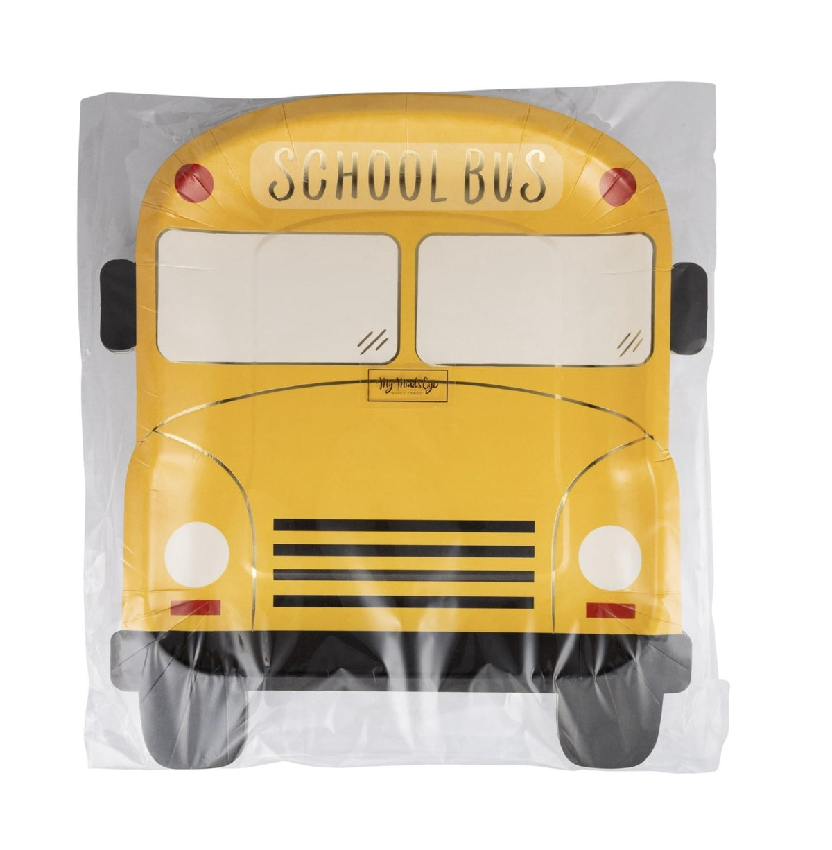 School Bus Paper Plates - Stesha Party