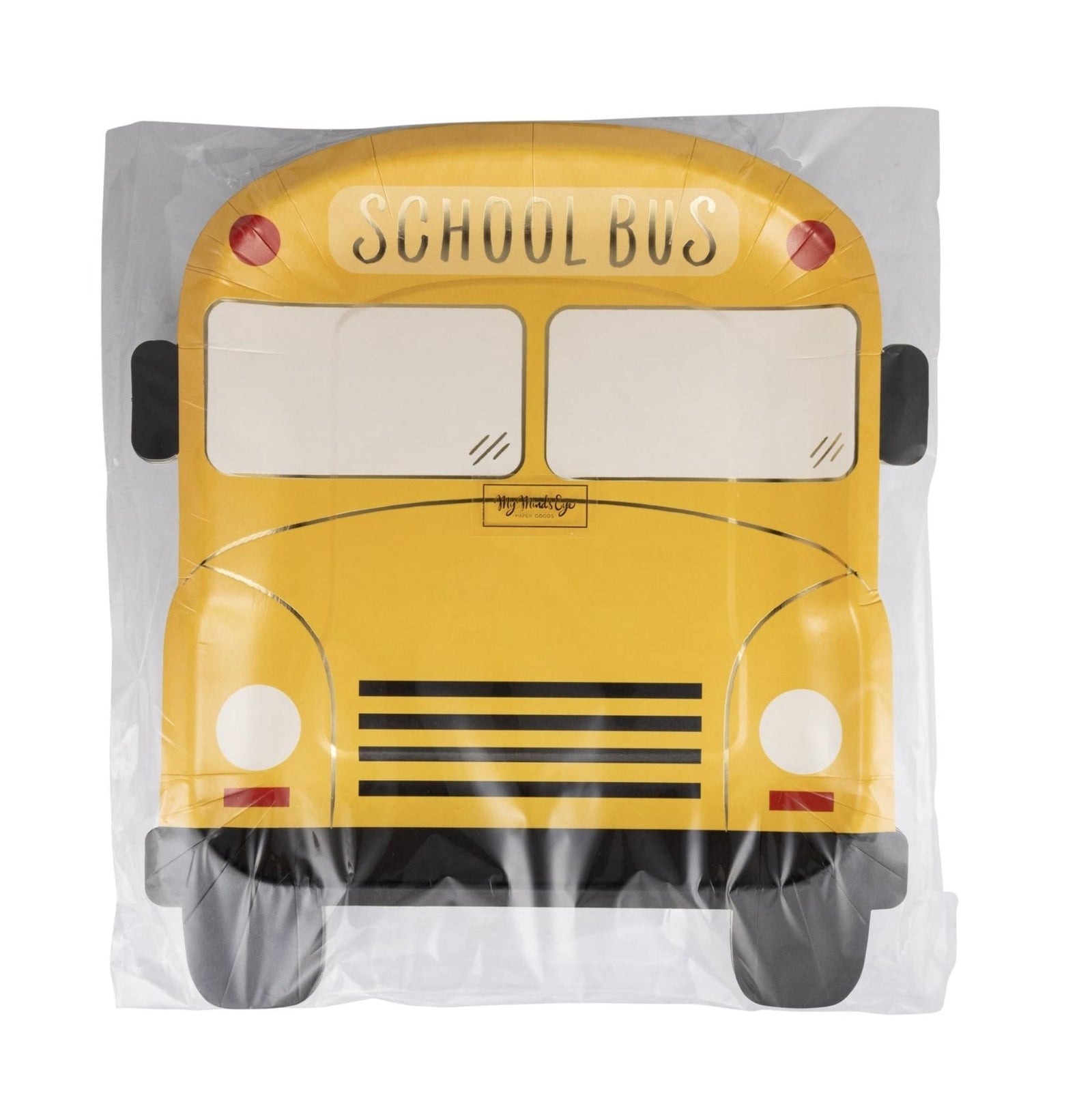 School Bus Paper Plates - Stesha Party