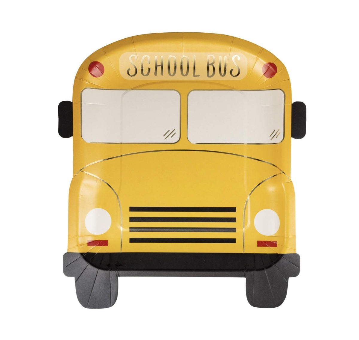 School Bus Paper Plates - Stesha Party