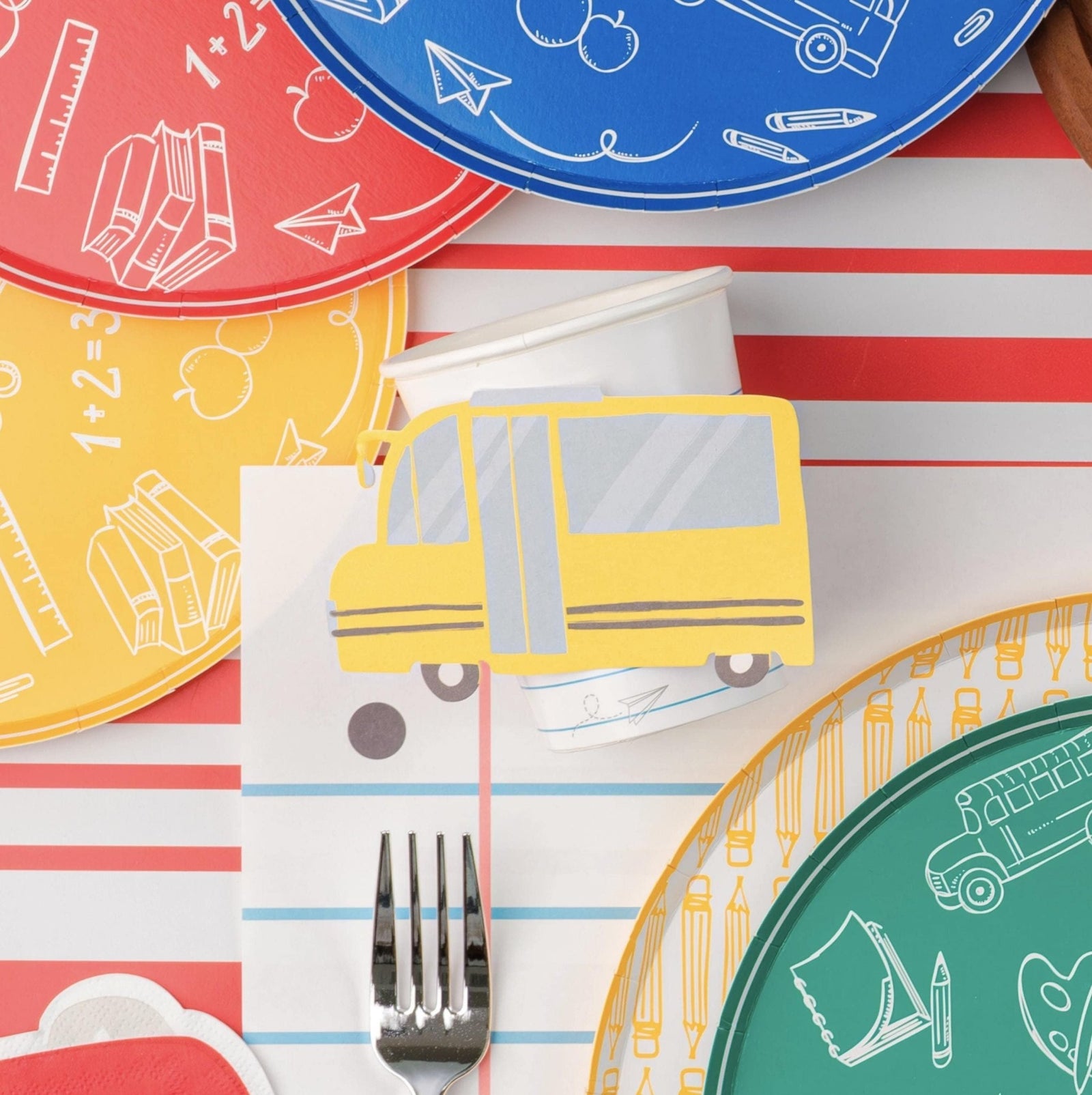 School Bus Party Cups - Stesha Party