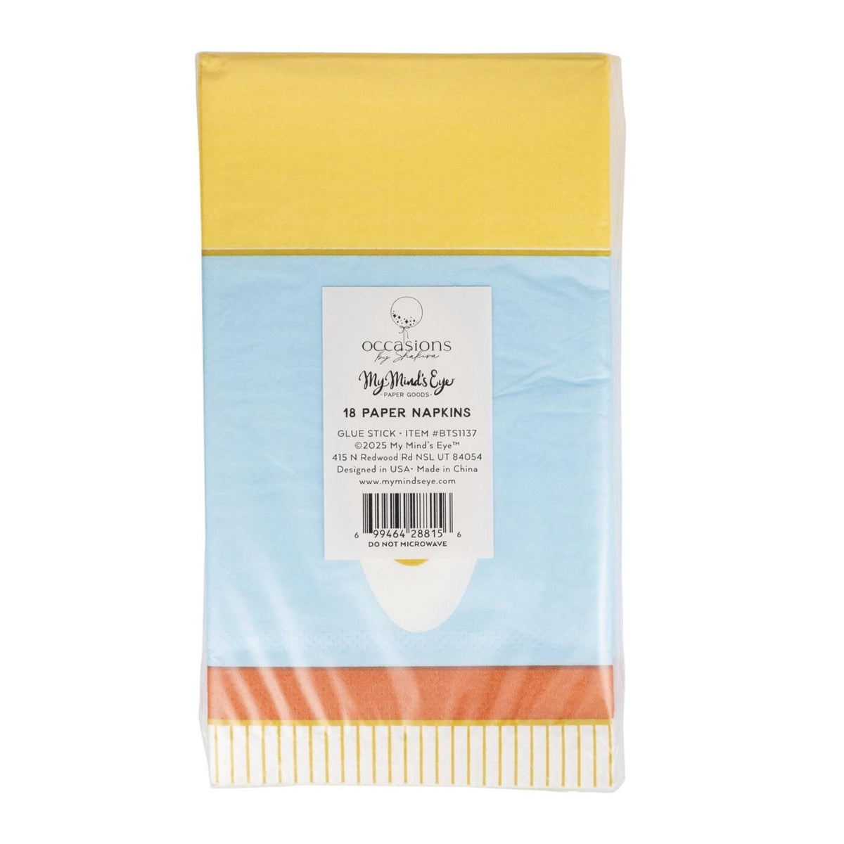 School Glue Napkins 18ct - Stesha Party