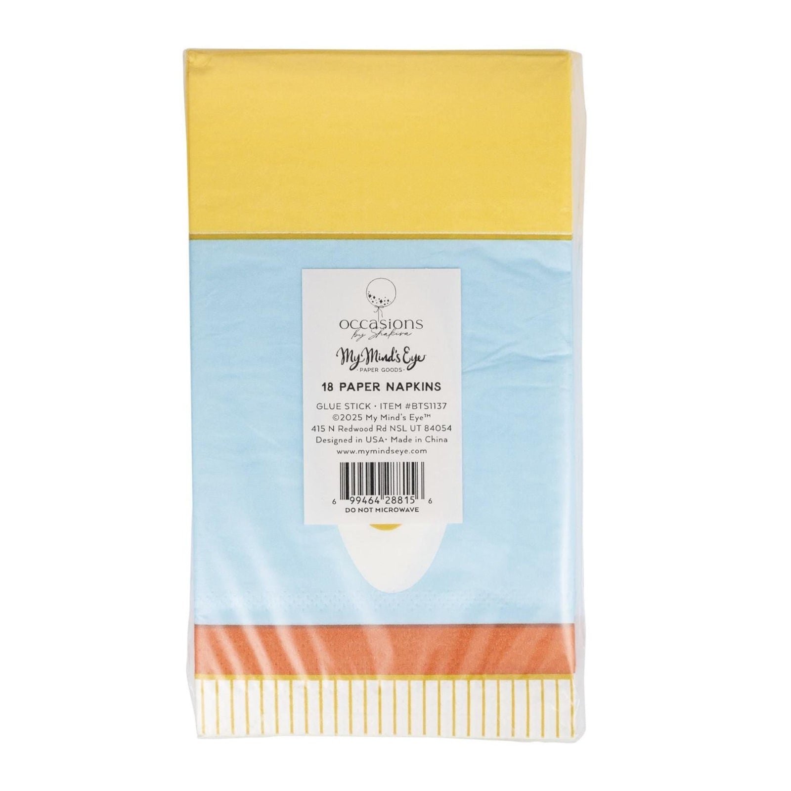 School Glue Napkins 18ct - Stesha Party