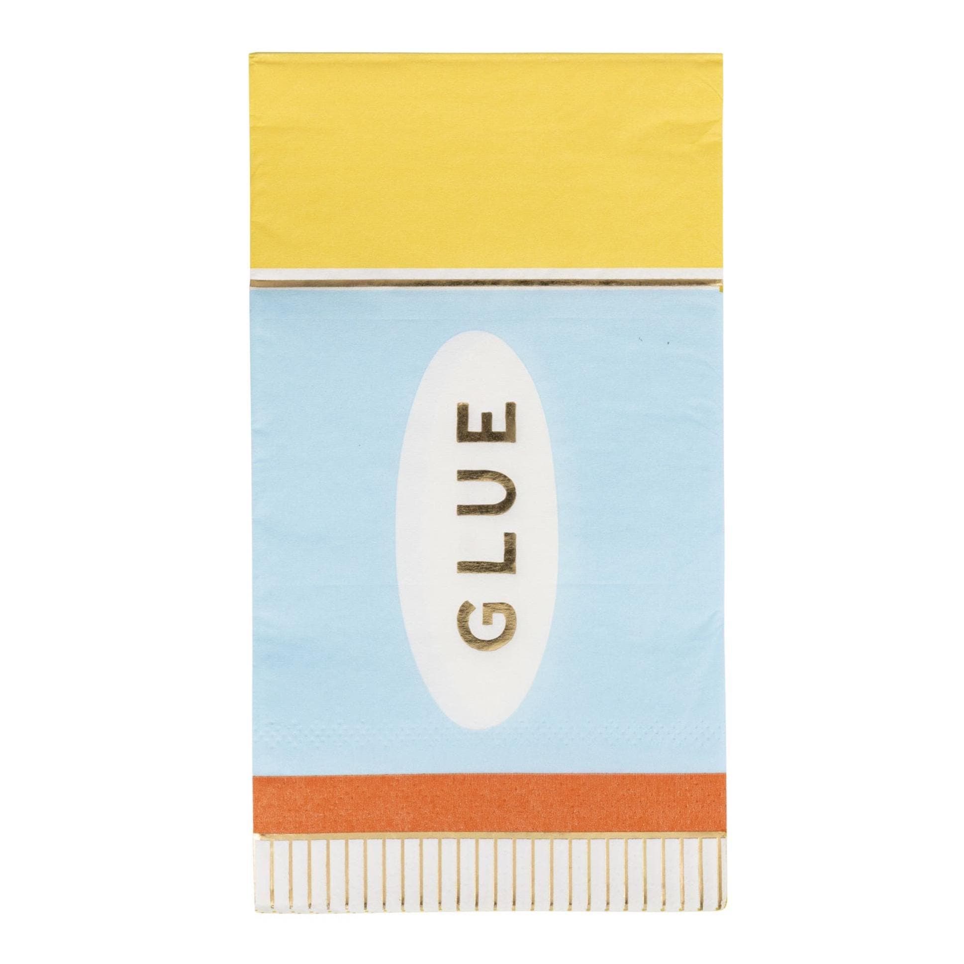 School Glue Napkins 18ct - Stesha Party