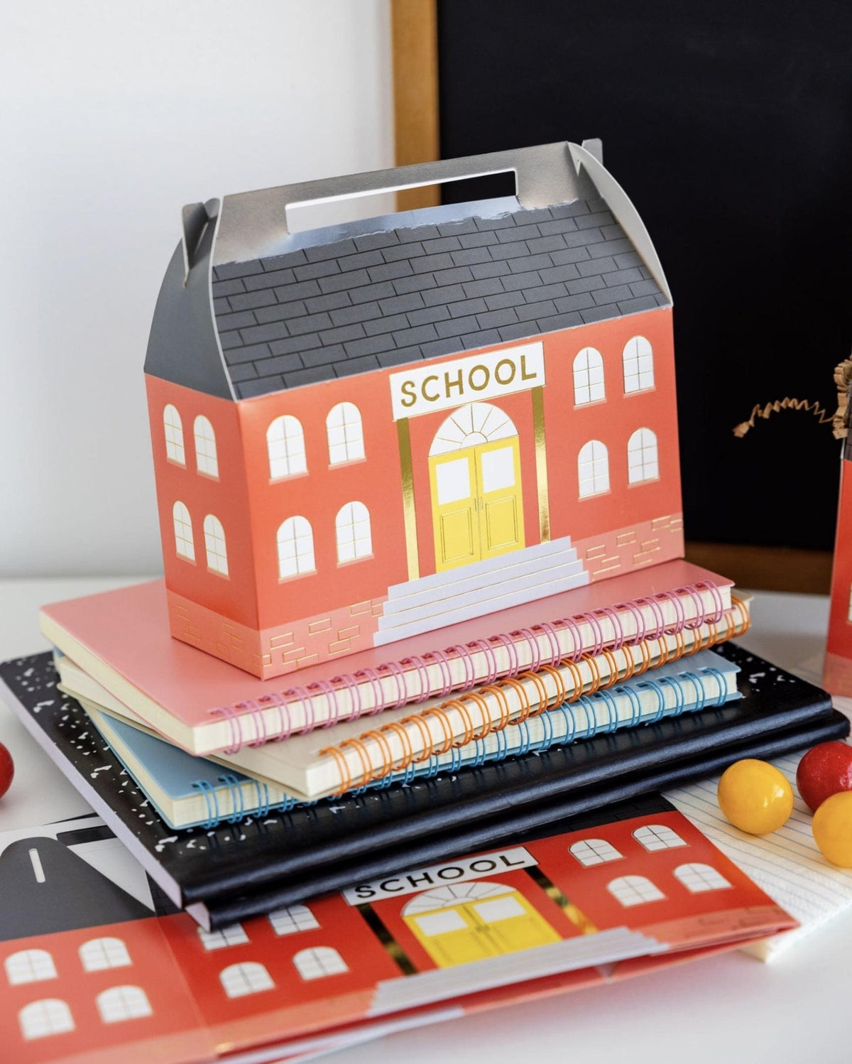 School House Treat Boxes 8ct - Stesha Party