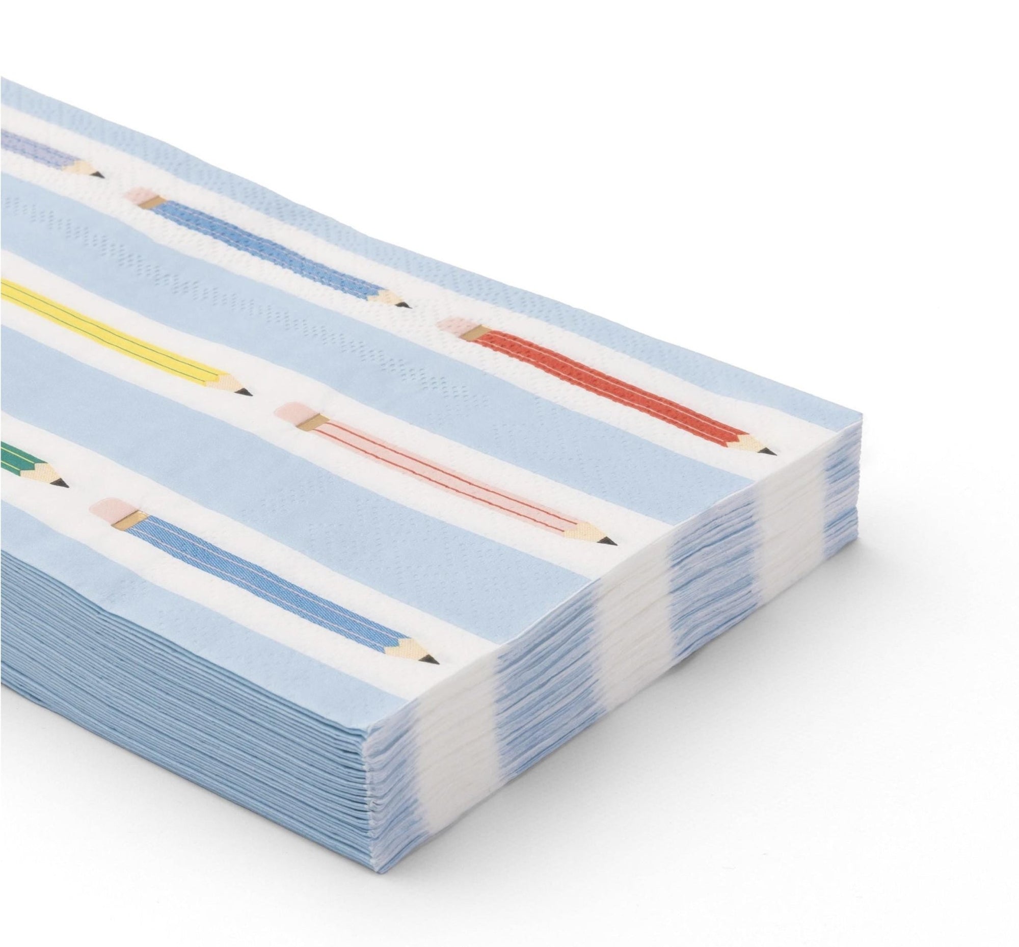 School Pencil Paper Napkins 20ct - Stesha Party