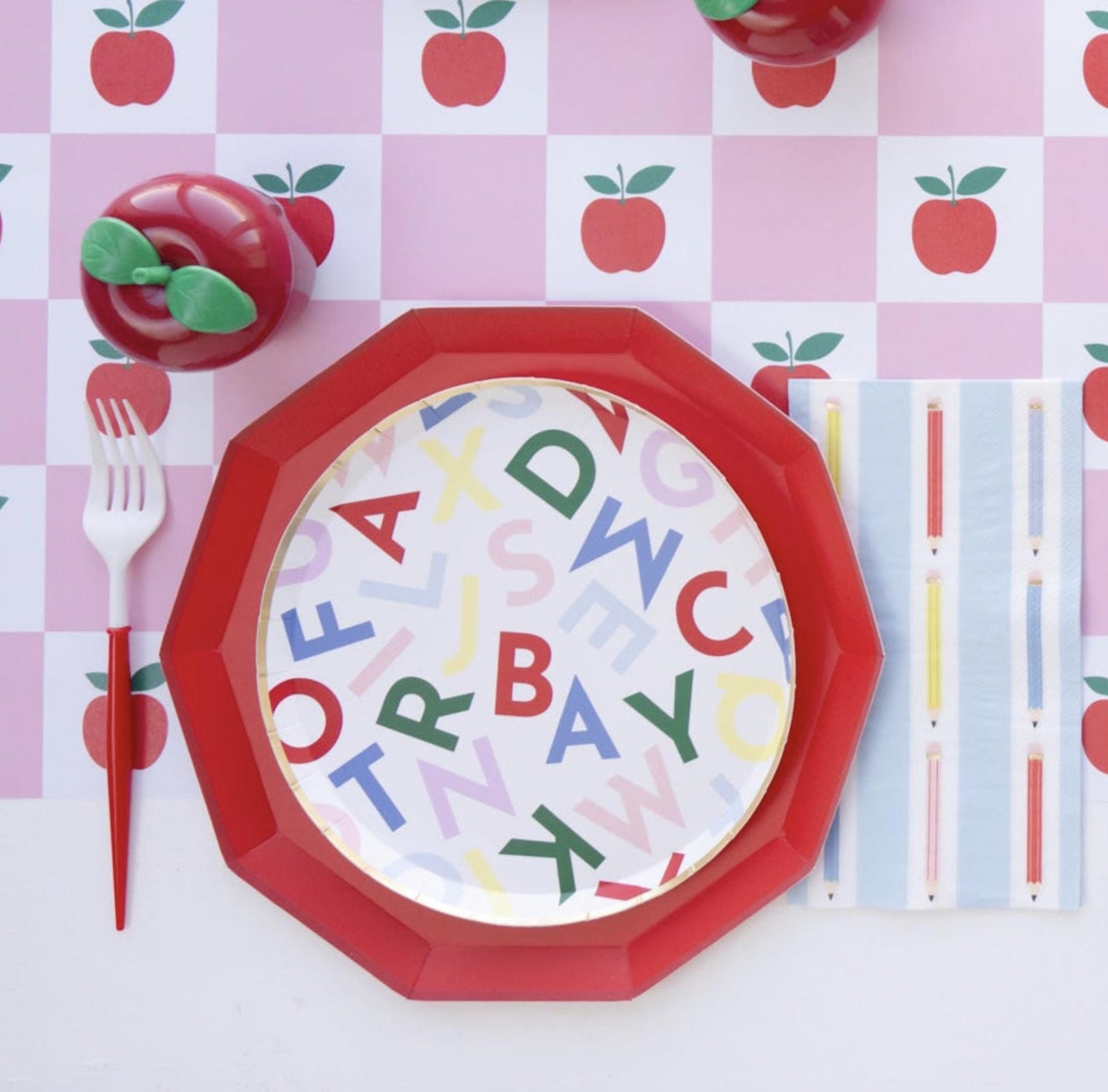 School Pencil Paper Napkins 20ct - Stesha Party