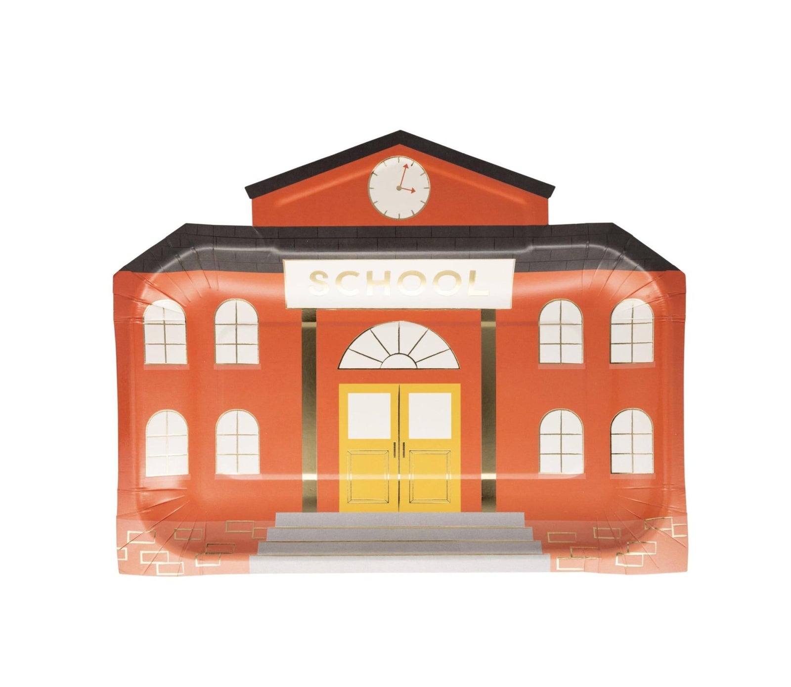 Schoolhouse Paper Plates - Stesha Party