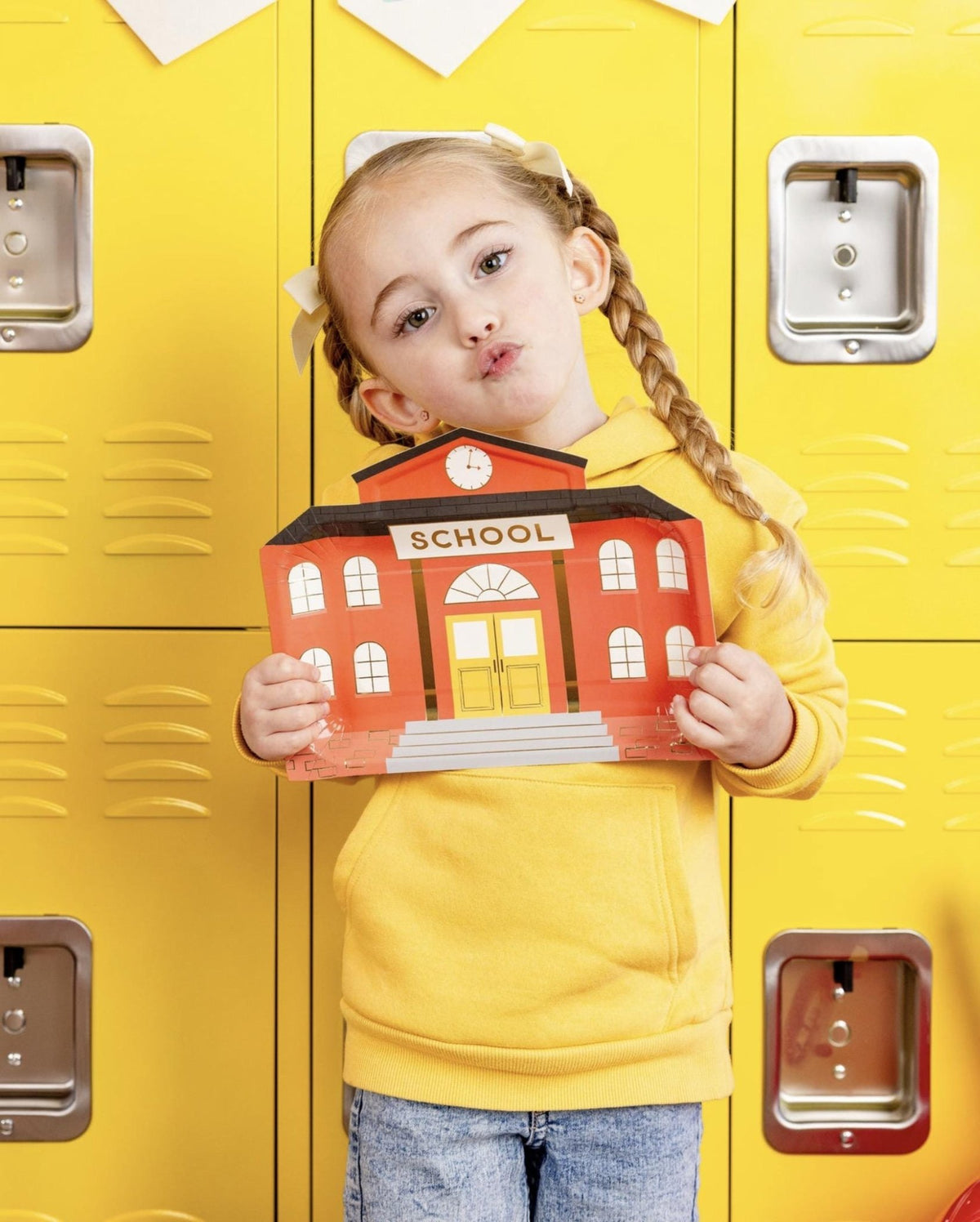 Schoolhouse Paper Plates - Stesha Party