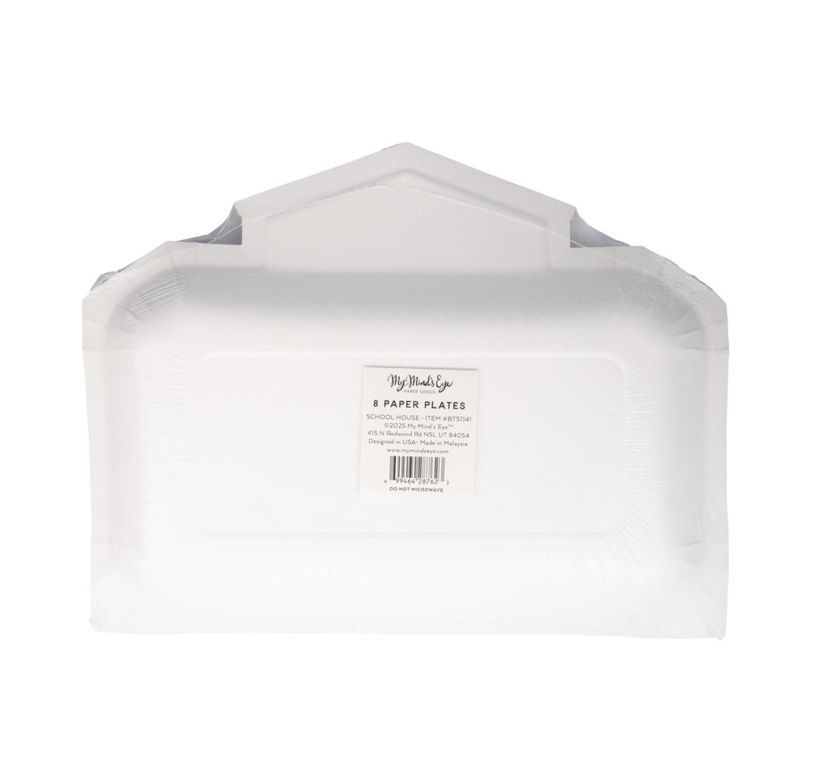 Schoolhouse Paper Plates - Stesha Party