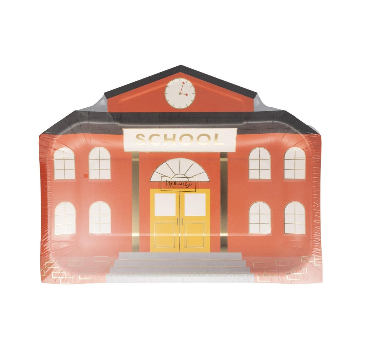 Schoolhouse Paper Plates - Stesha Party