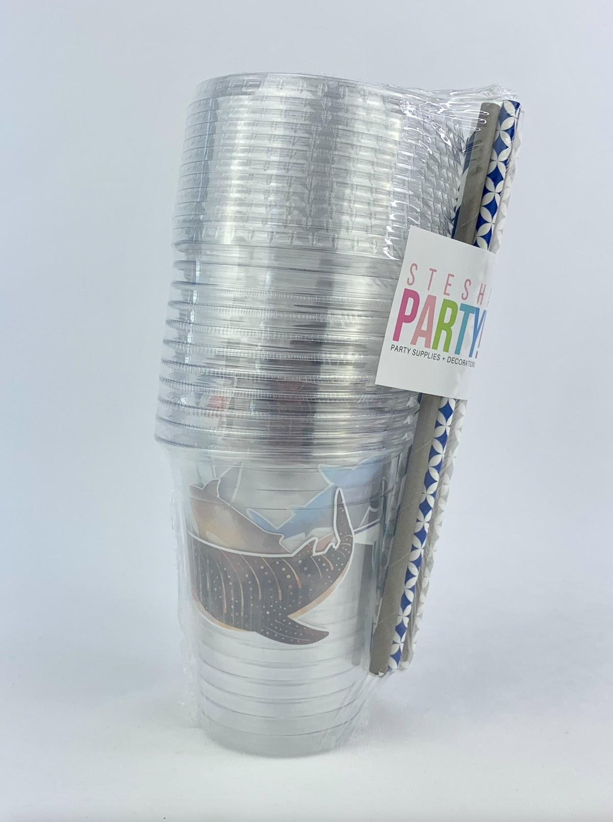 Shark Party Cups - Stesha Party
