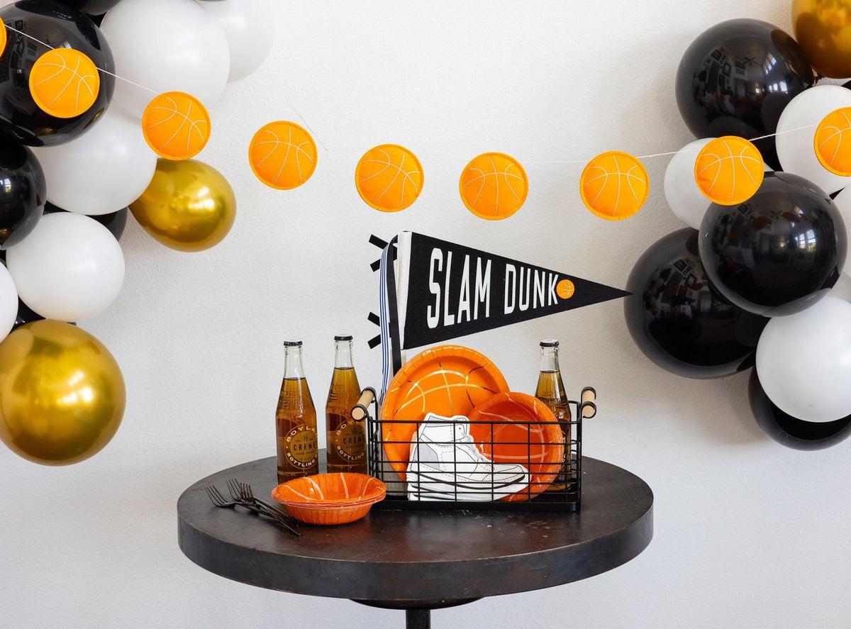 Slam Dunk Felt Pennant Flag - Stesha Party