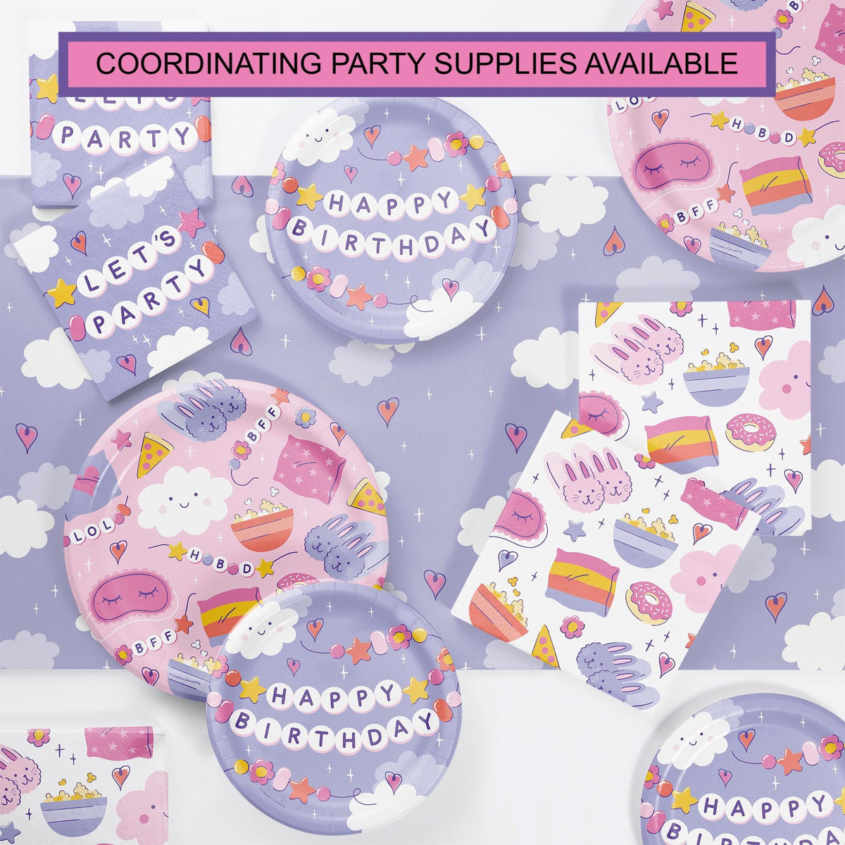 Sleepover Party Cups - Stesha Party