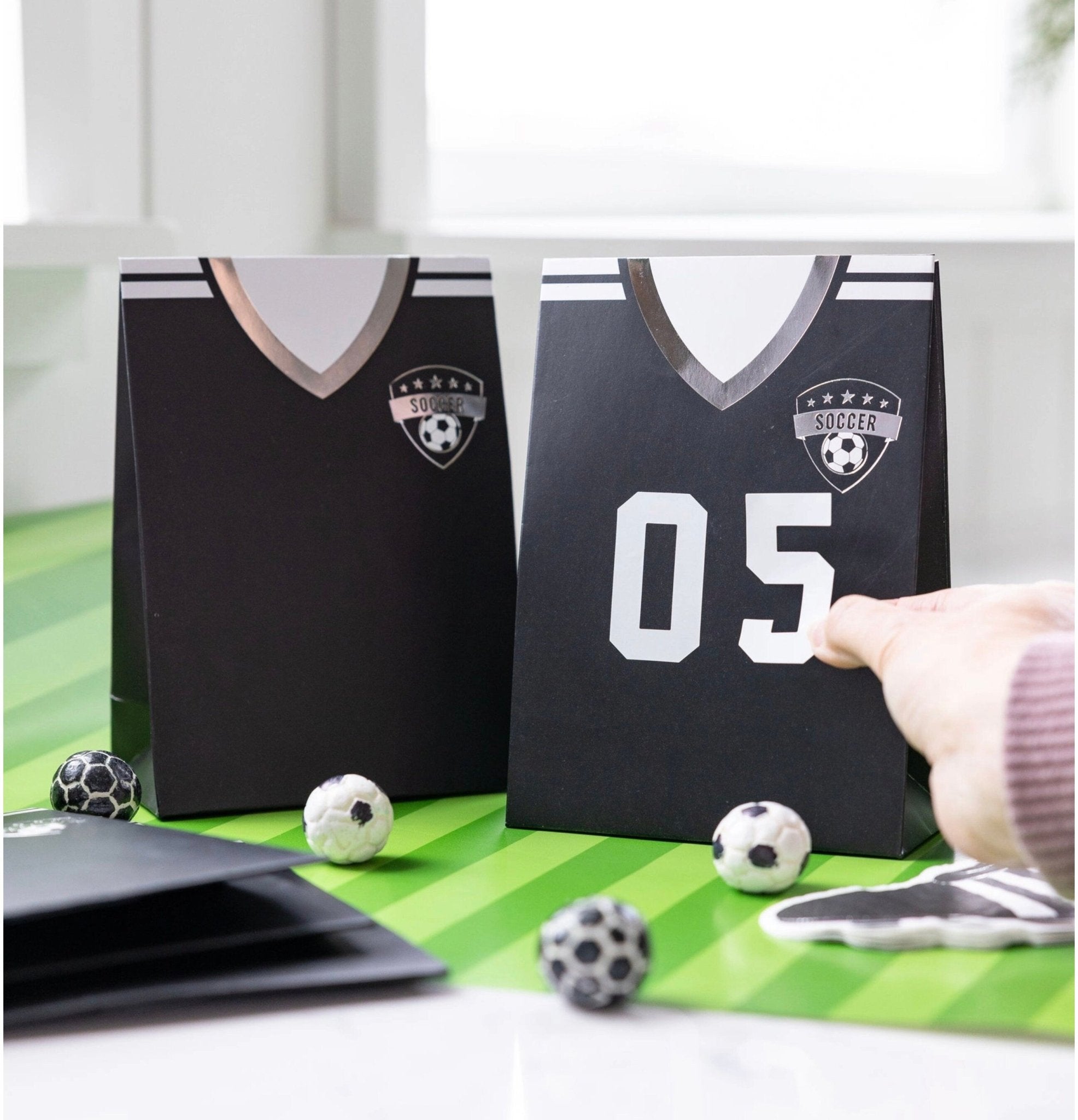 Soccer Favor Bags - Stesha Party
