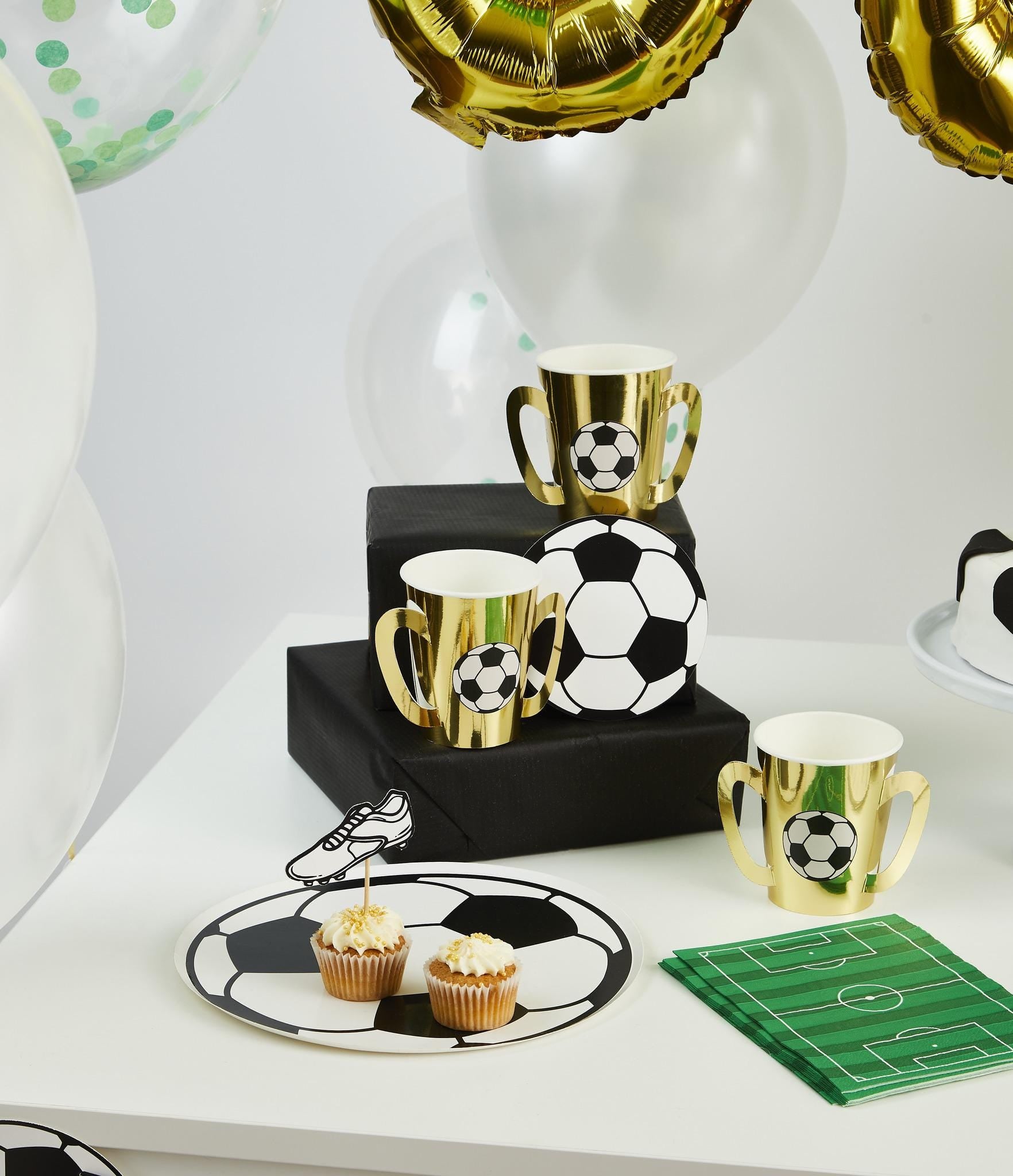 Soccer Field Napkins - Stesha Party