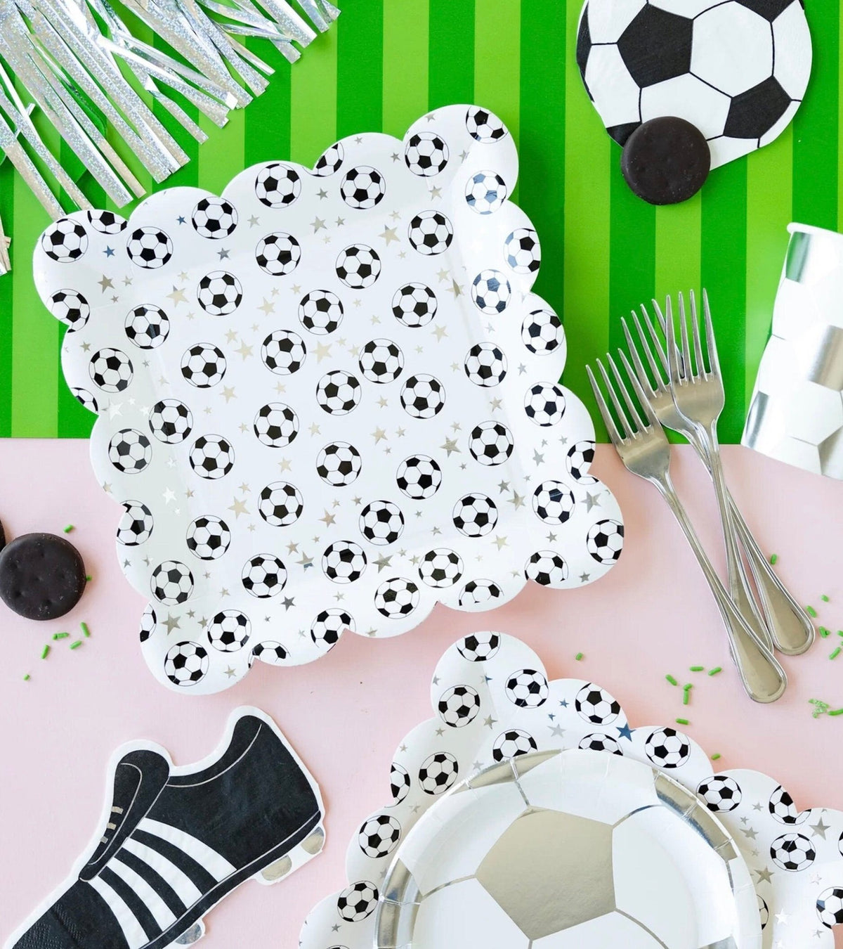 Soccer Paper Plates - Stesha Party