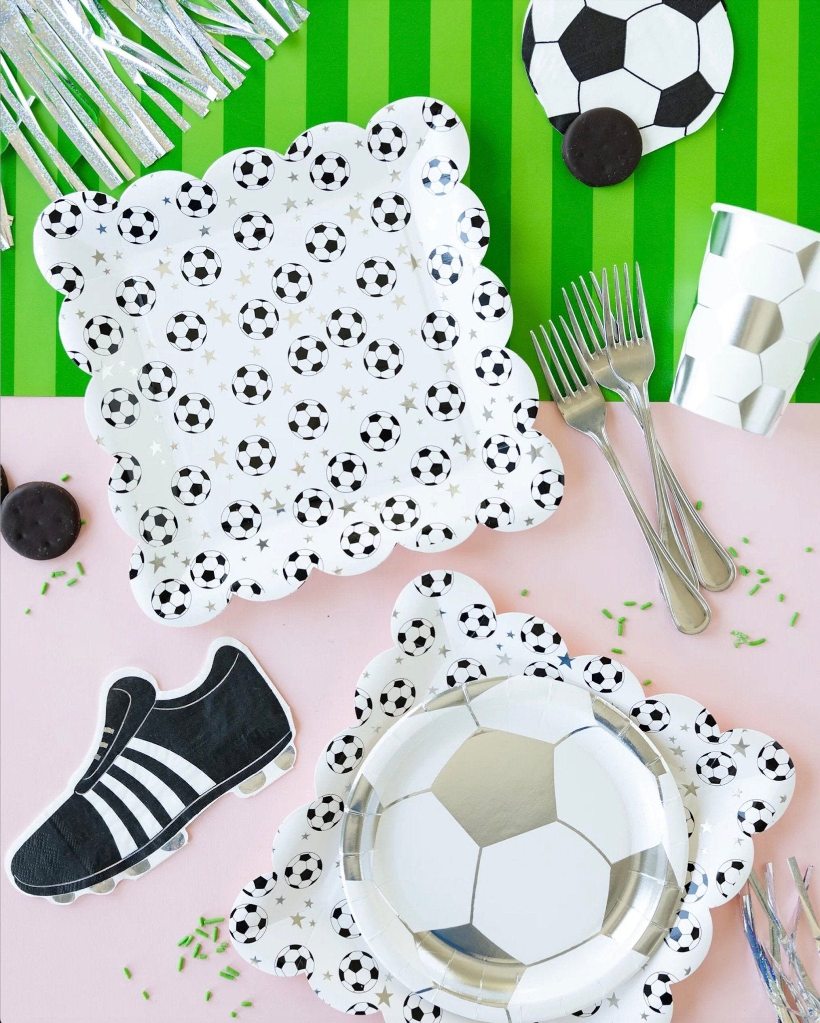 Soccer Paper Plates - Stesha Party