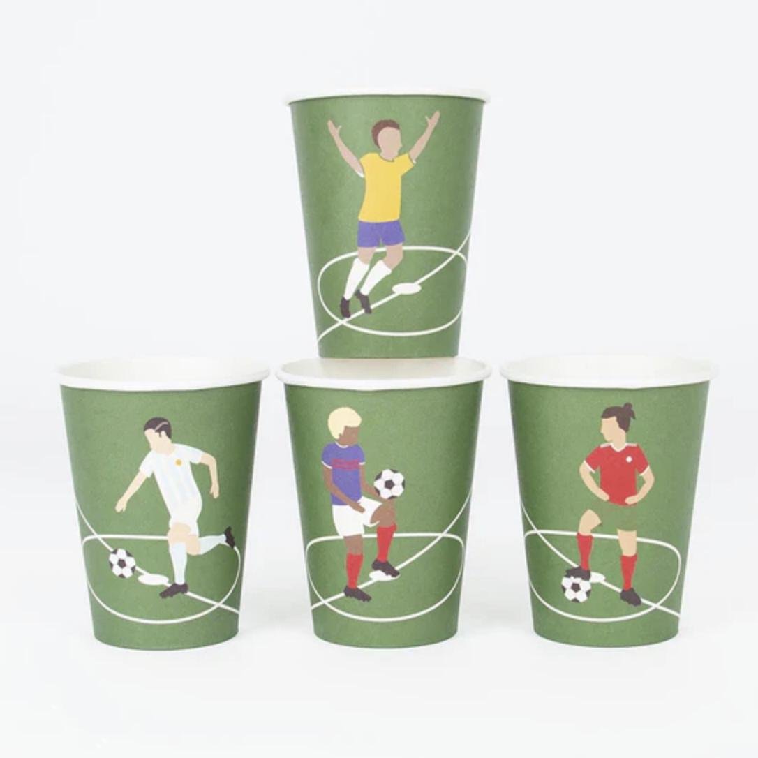 Soccer Party Cups - Stesha Party