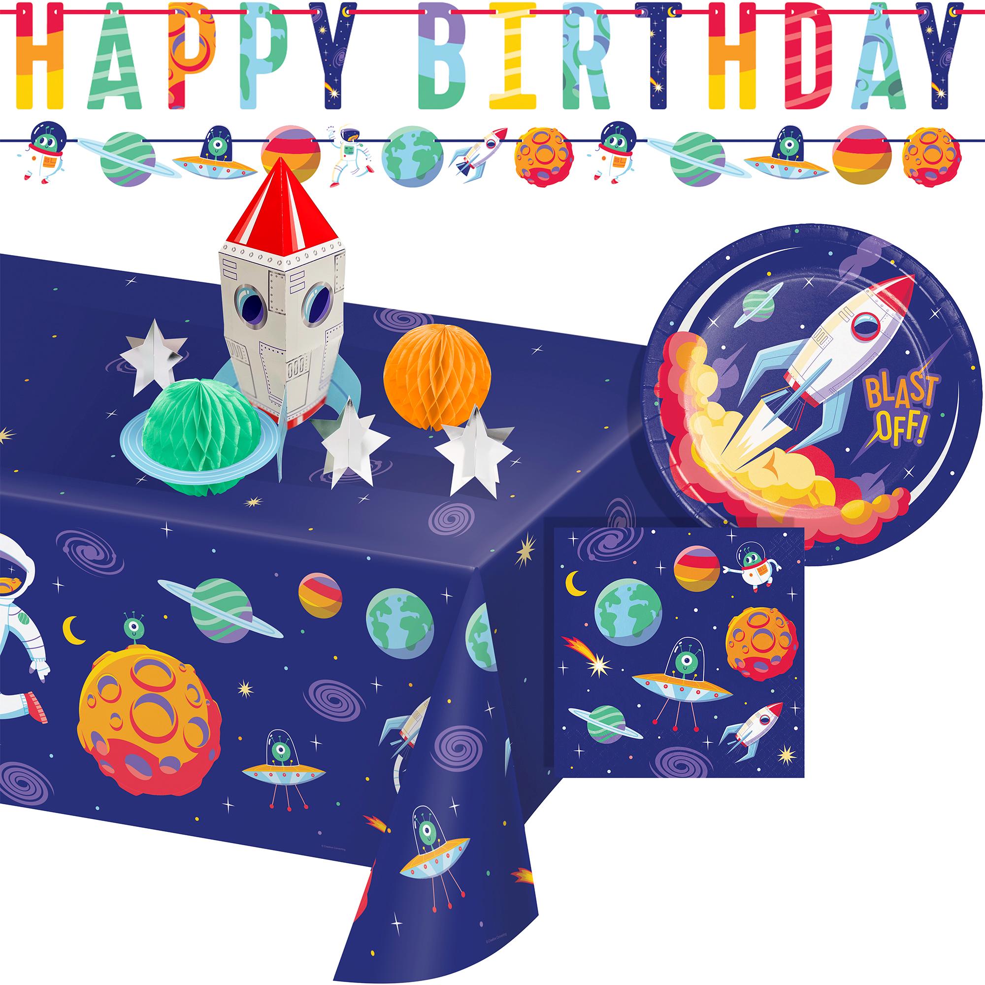 Space Birthday Banner - Stesha Party