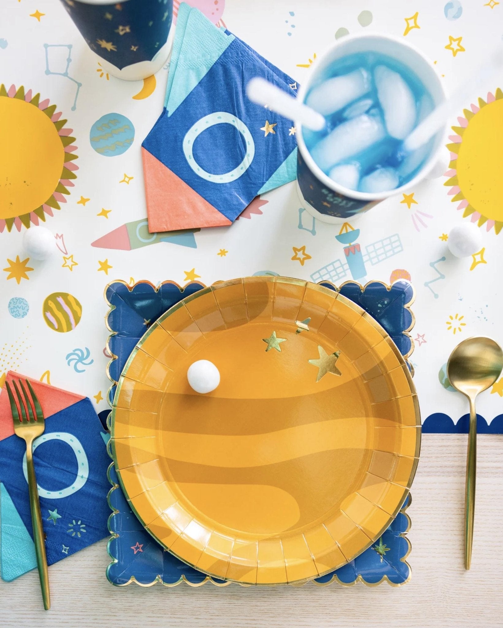 Space Party Plates - Stesha Party