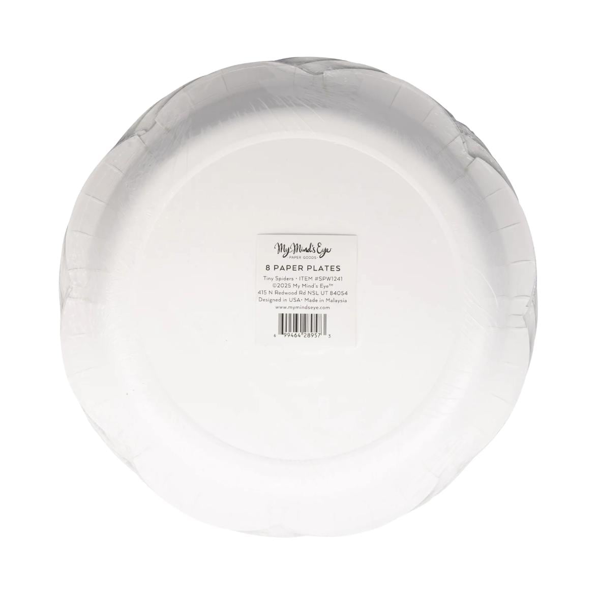 Spider Halloween Plates 8ct - Stesha Party