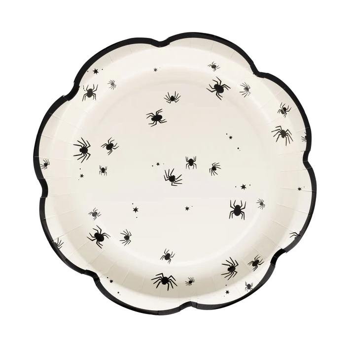 Spider Halloween Plates 8ct - Stesha Party
