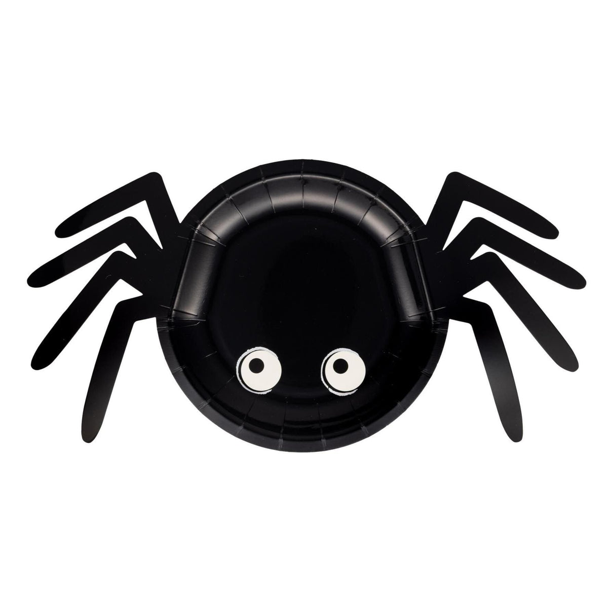 Spider Shaped Halloween Plates 8ct - Stesha Party