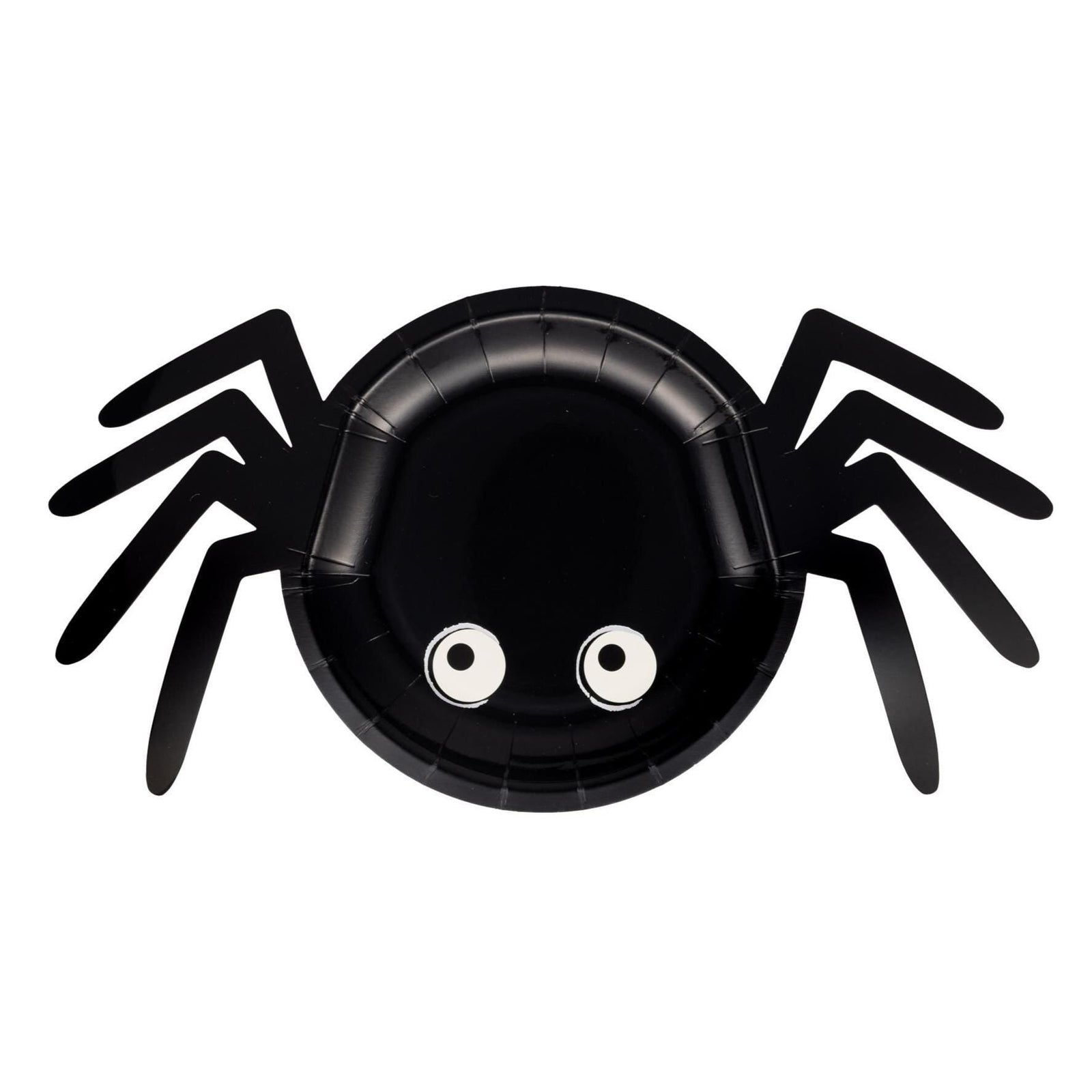 Spider Shaped Halloween Plates 8ct - Stesha Party