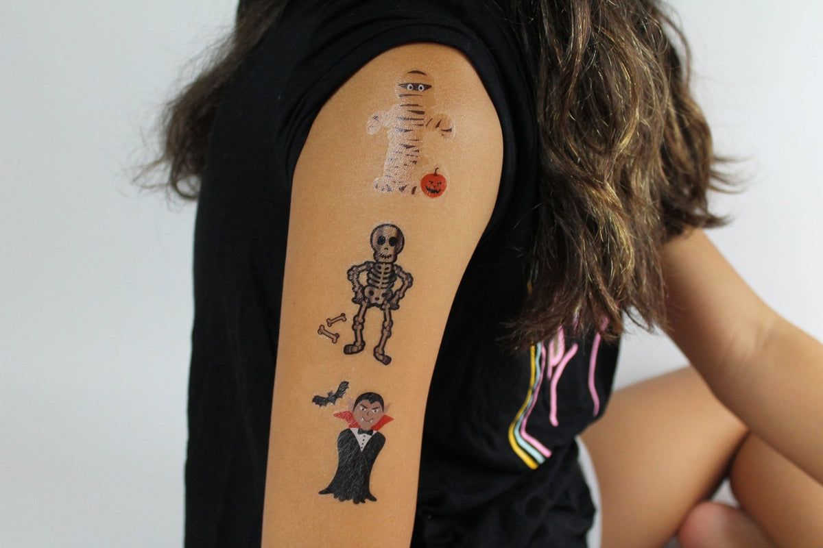 Spooky Halloween Temporary Tattoos 8ct - Stesha Party