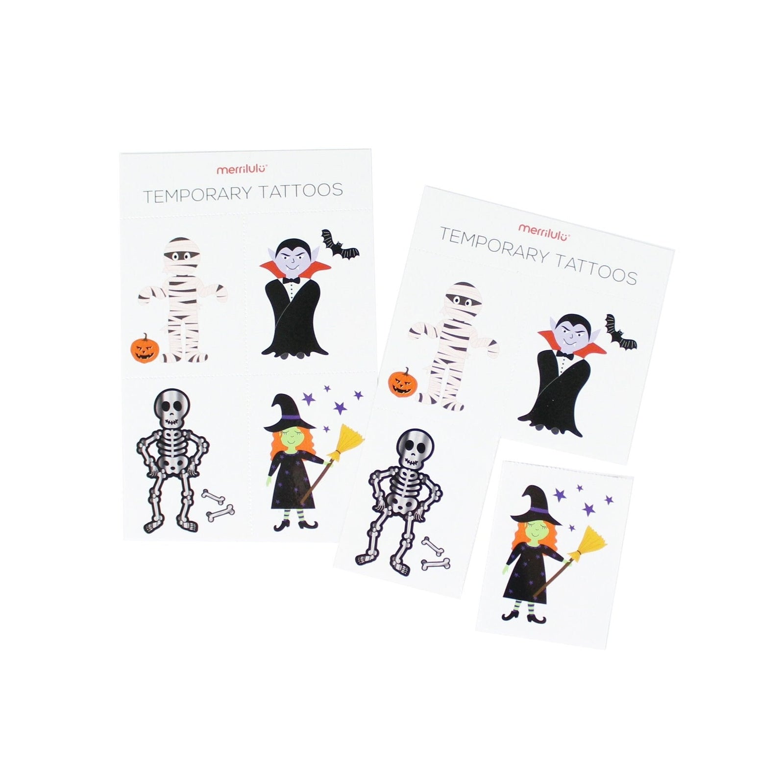 Spooky Halloween Temporary Tattoos 8ct - Stesha Party