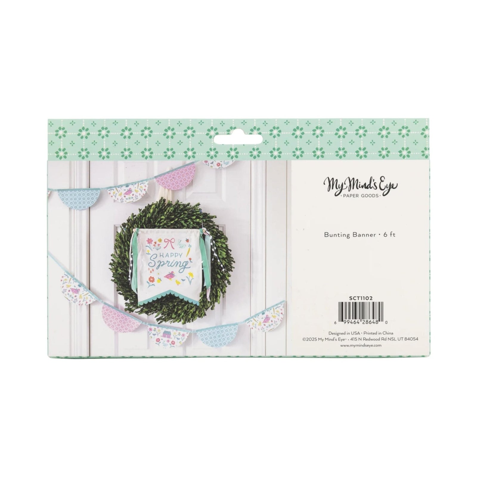 Spring Cottage Party Bunting Banner 6ft - Stesha Party