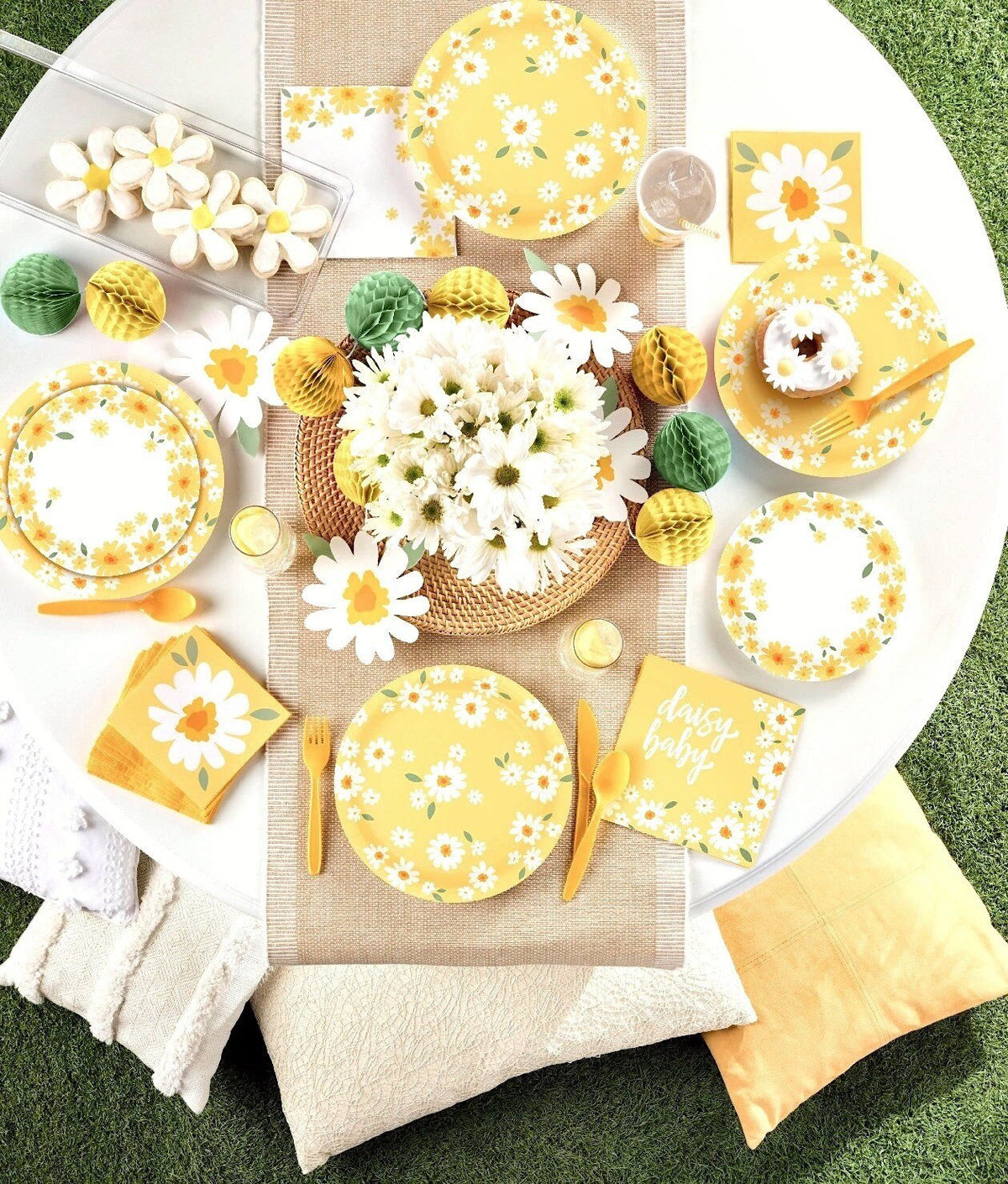 Spring Daisy Napkins 16ct - Stesha Party