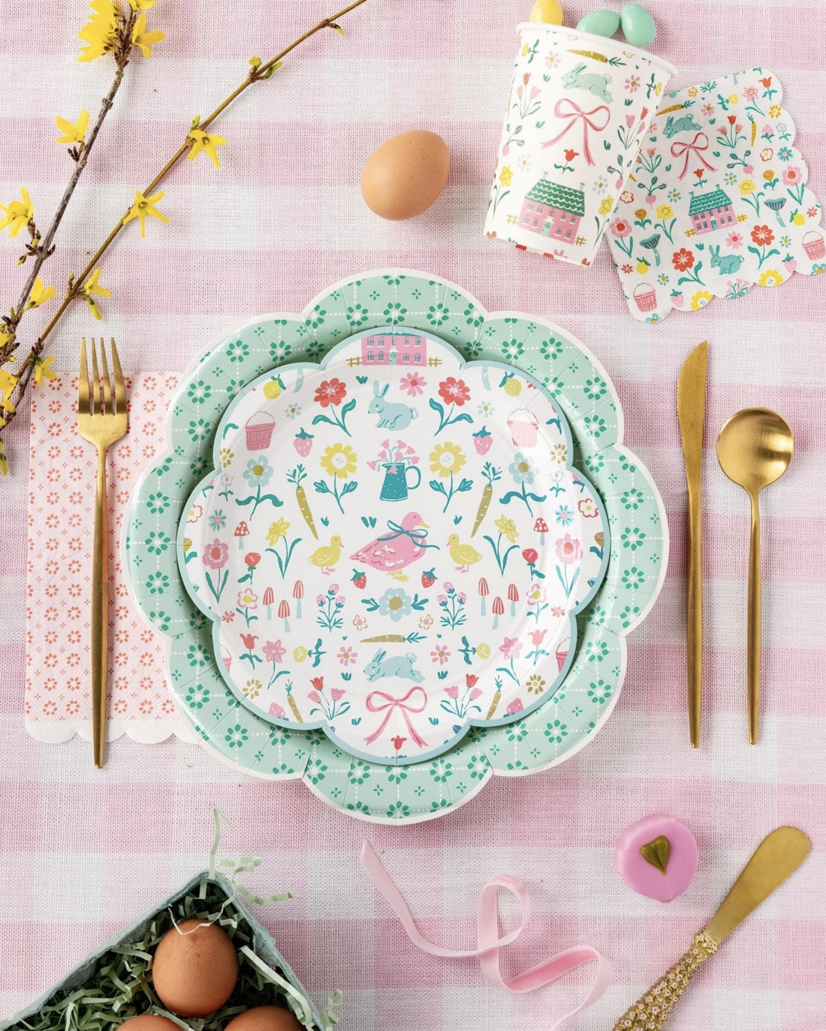 Spring Garden Party Plates 8ct - Stesha Party