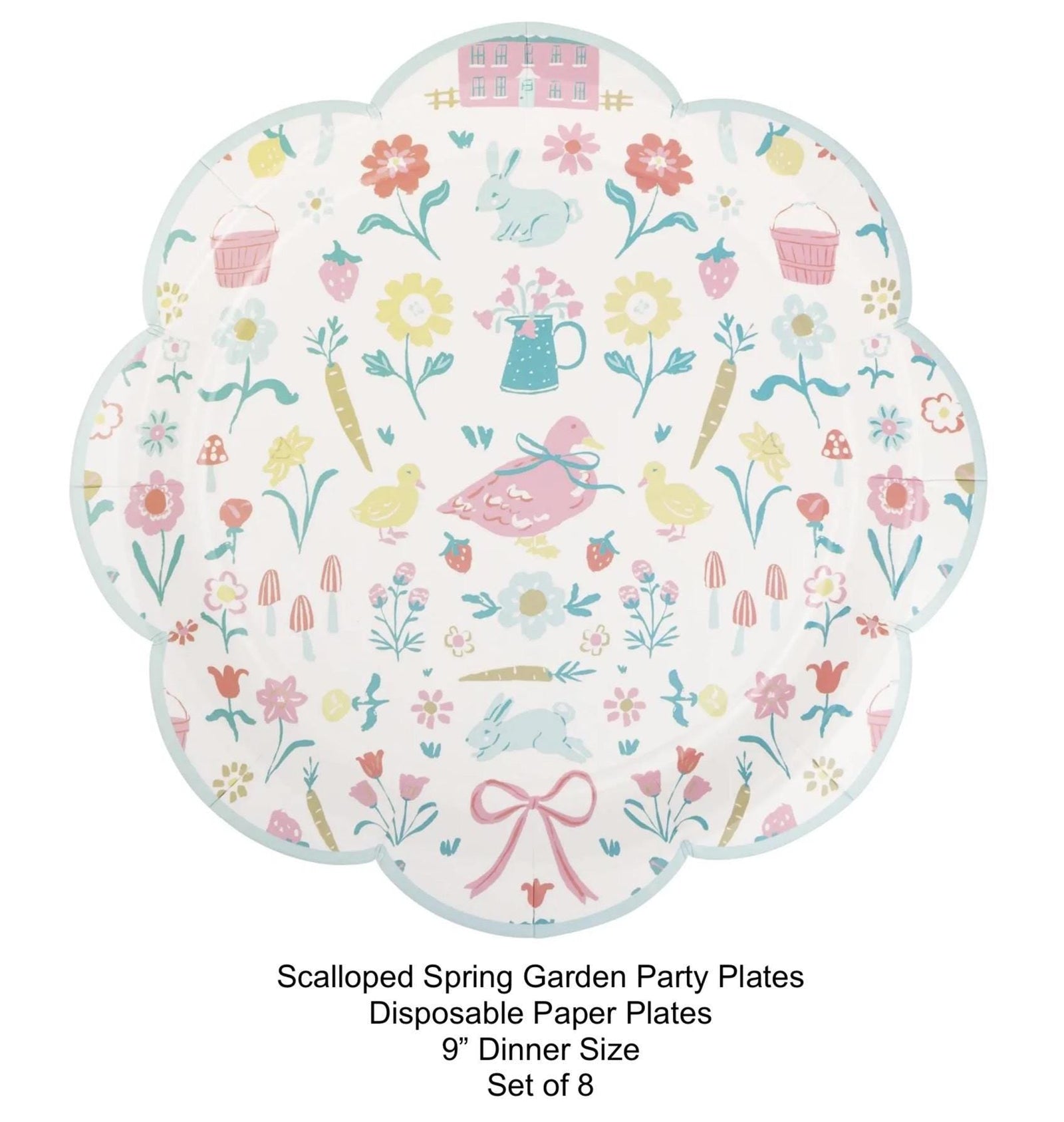 Spring Garden Party Plates 8ct - Stesha Party