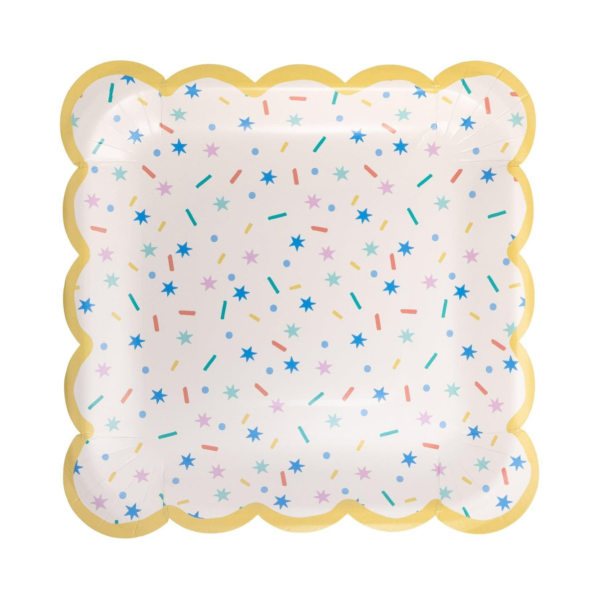 Sprinkle Paper Plates 8ct - Stesha Party