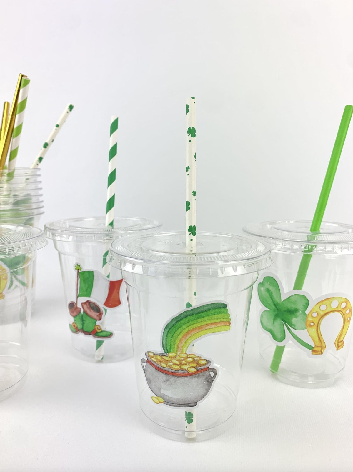 St Patrick's Day Party Cups - Stesha Party