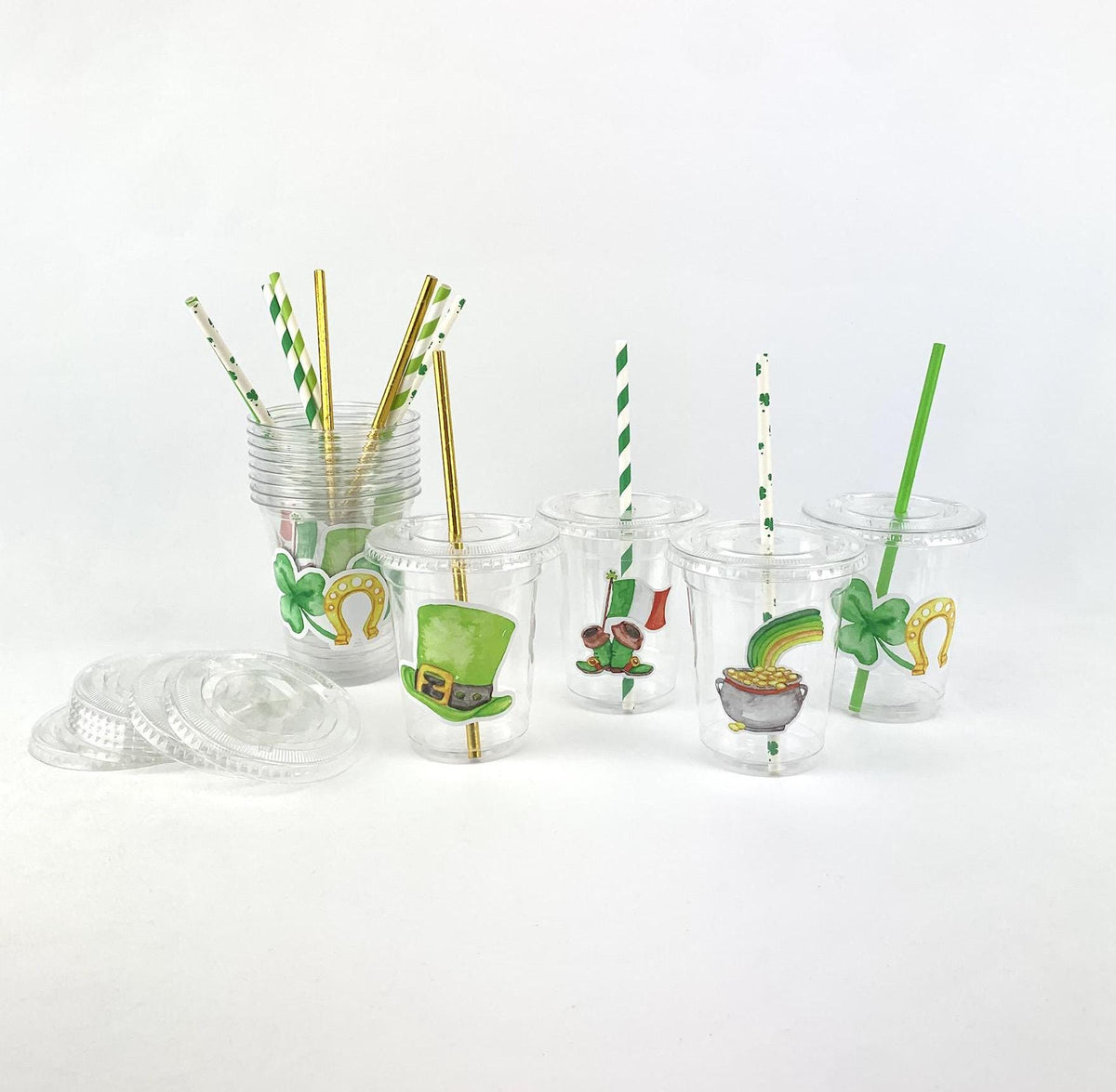 St Patrick's Day Party Cups - Stesha Party