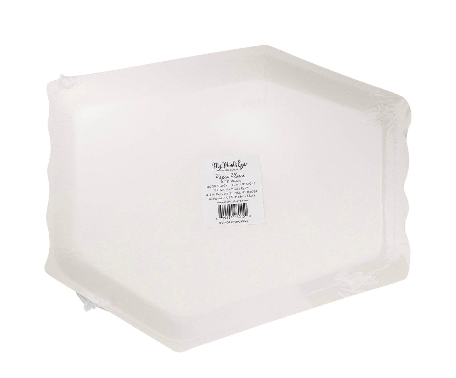 Stack of Books Paper Plates - Stesha Party