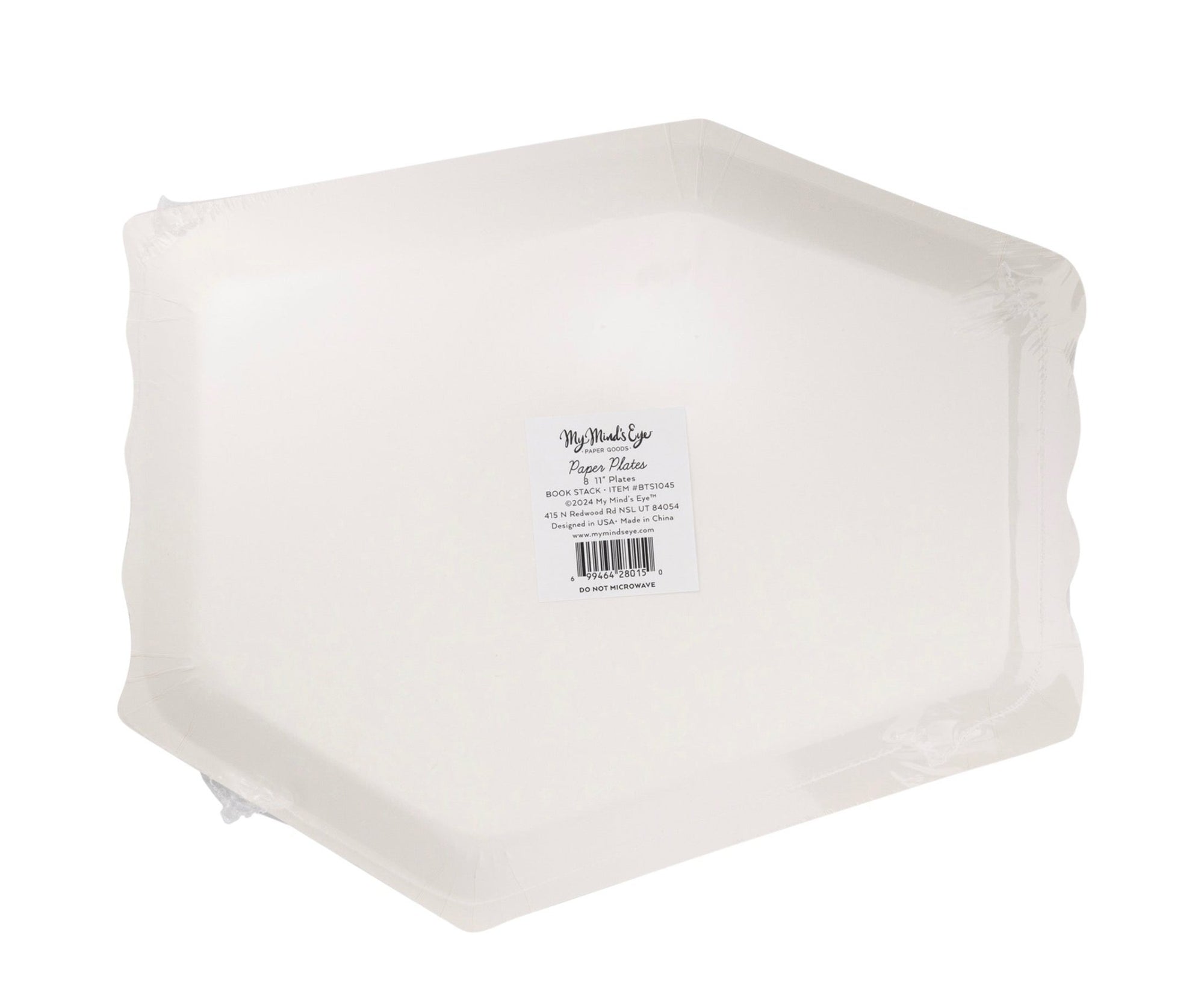 Stack of Books Paper Plates - Stesha Party