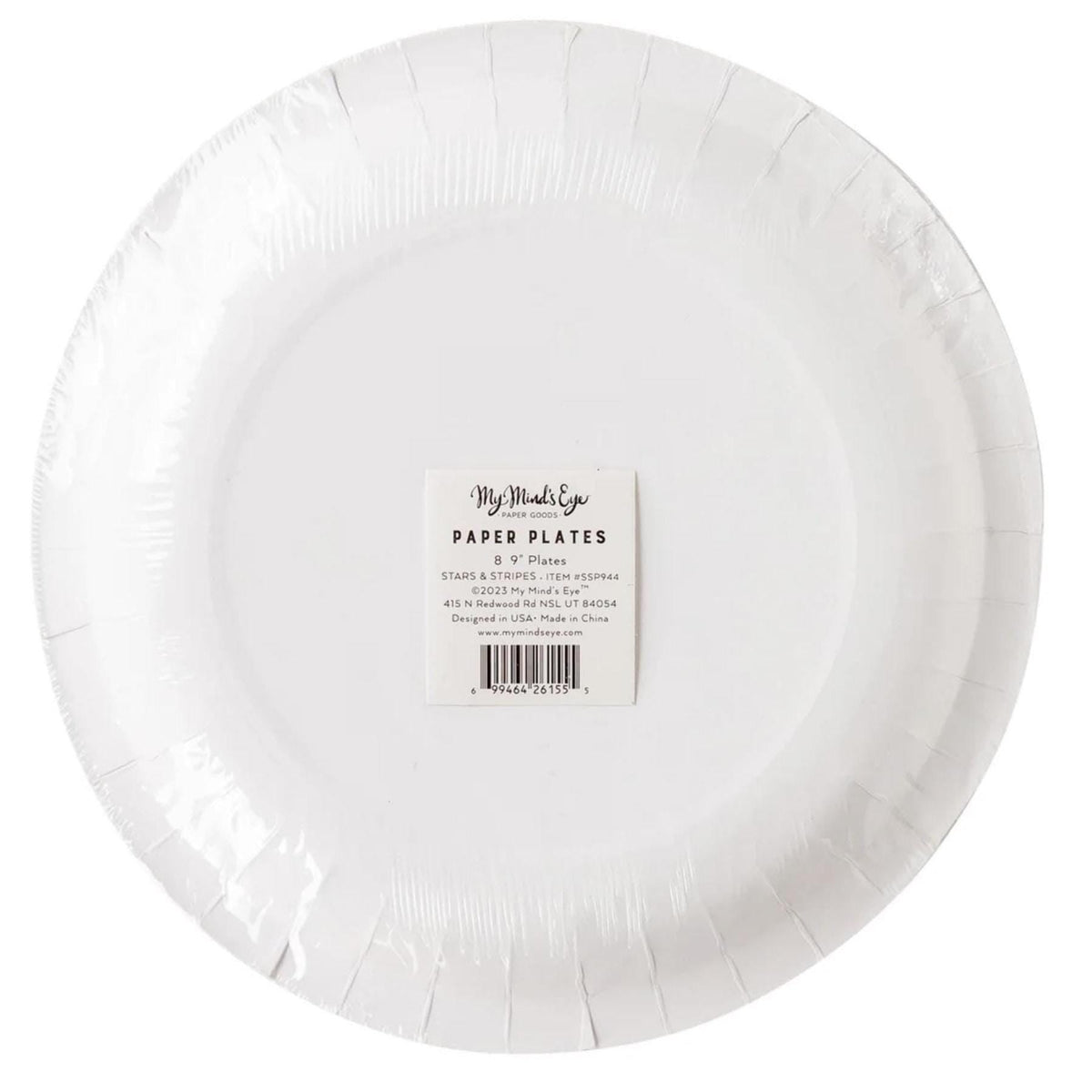 Stars & Stripes Paper Dinner Plates 8ct - Stesha Party