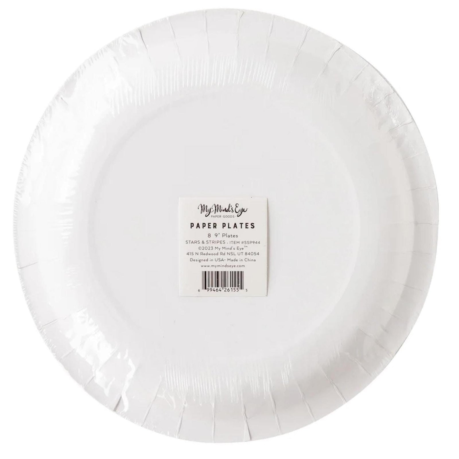 Stars & Stripes Paper Dinner Plates 8ct - Stesha Party