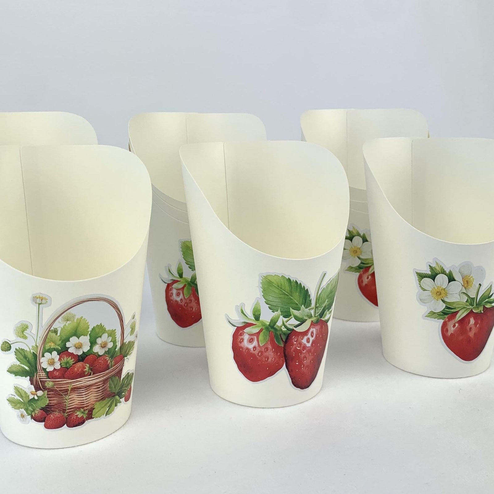 Strawberry Charcuterie Cups 12ct - Stesha Party