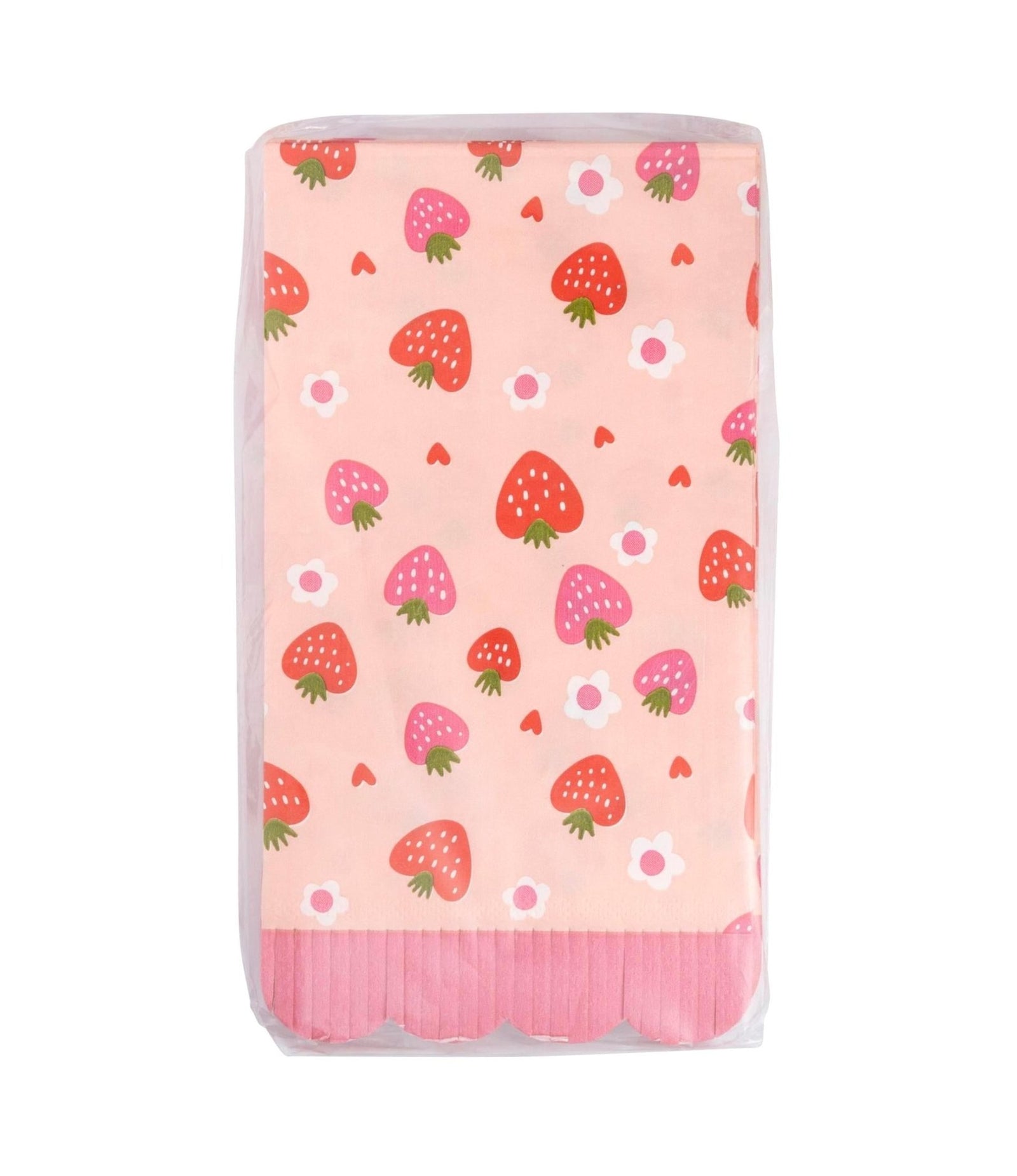 Strawberry Fringe Napkins 24ct - Stesha Party