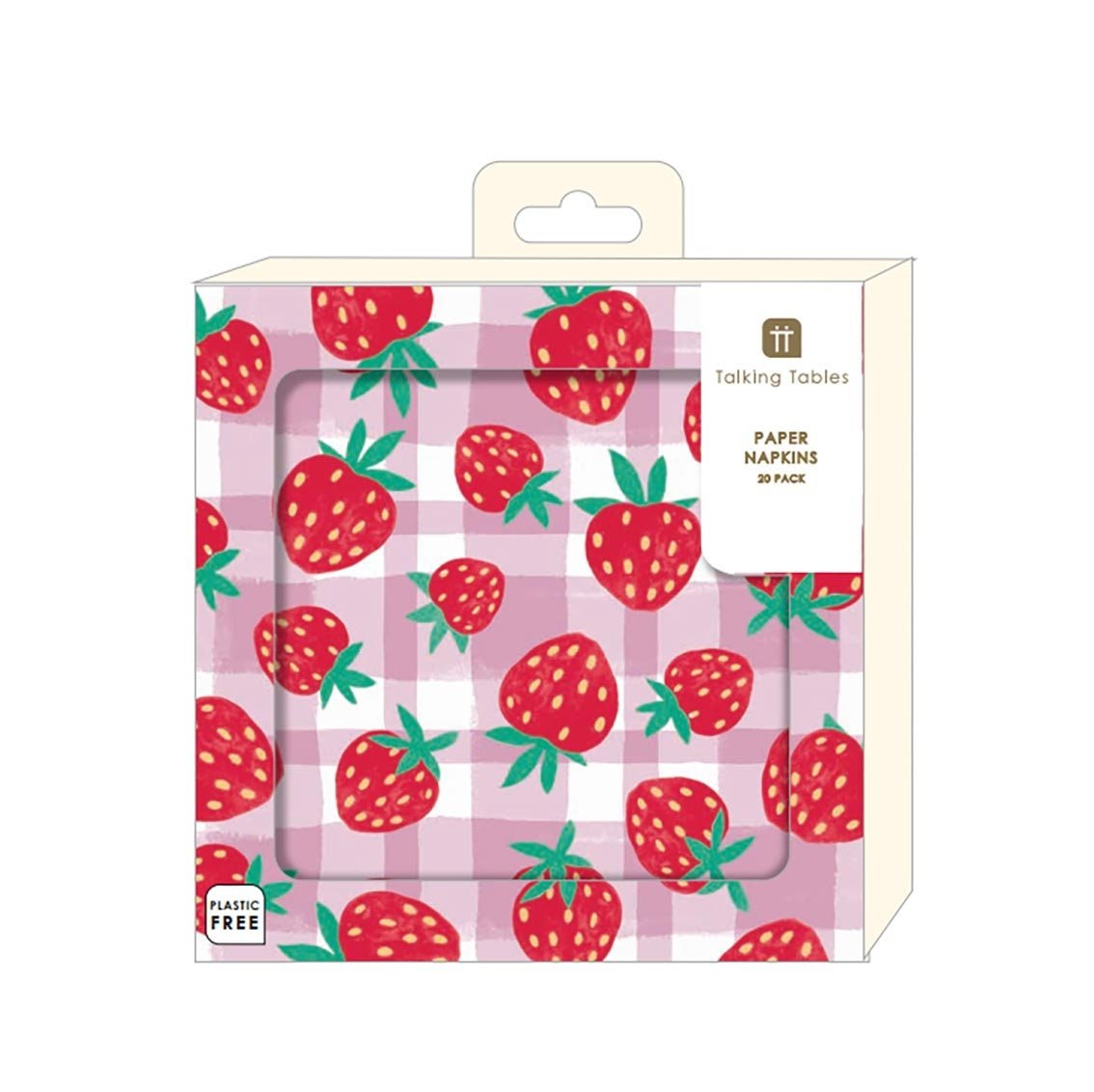 Strawberry Napkins - Stesha Party