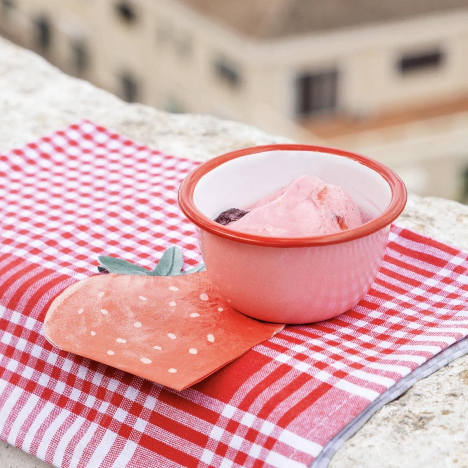 Strawberry Napkins - Stesha Party