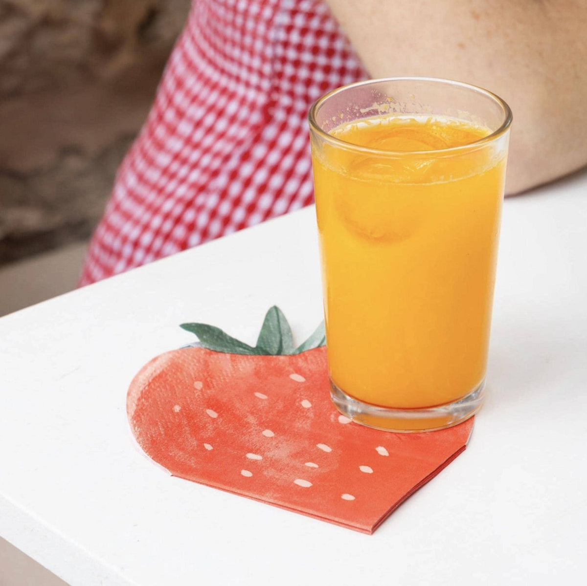 Strawberry Napkins - Stesha Party