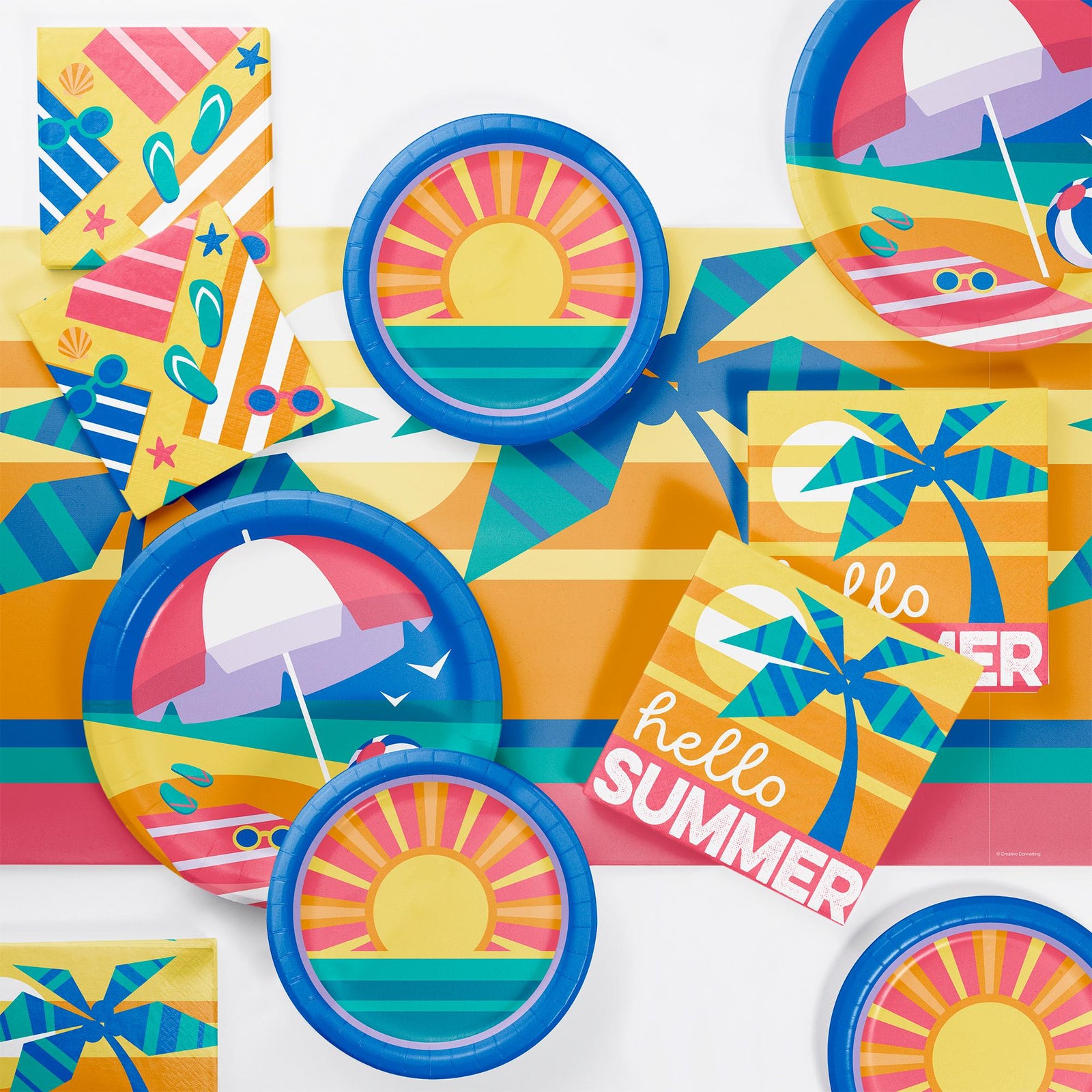 Summer Beach Napkins 16ct - Stesha Party